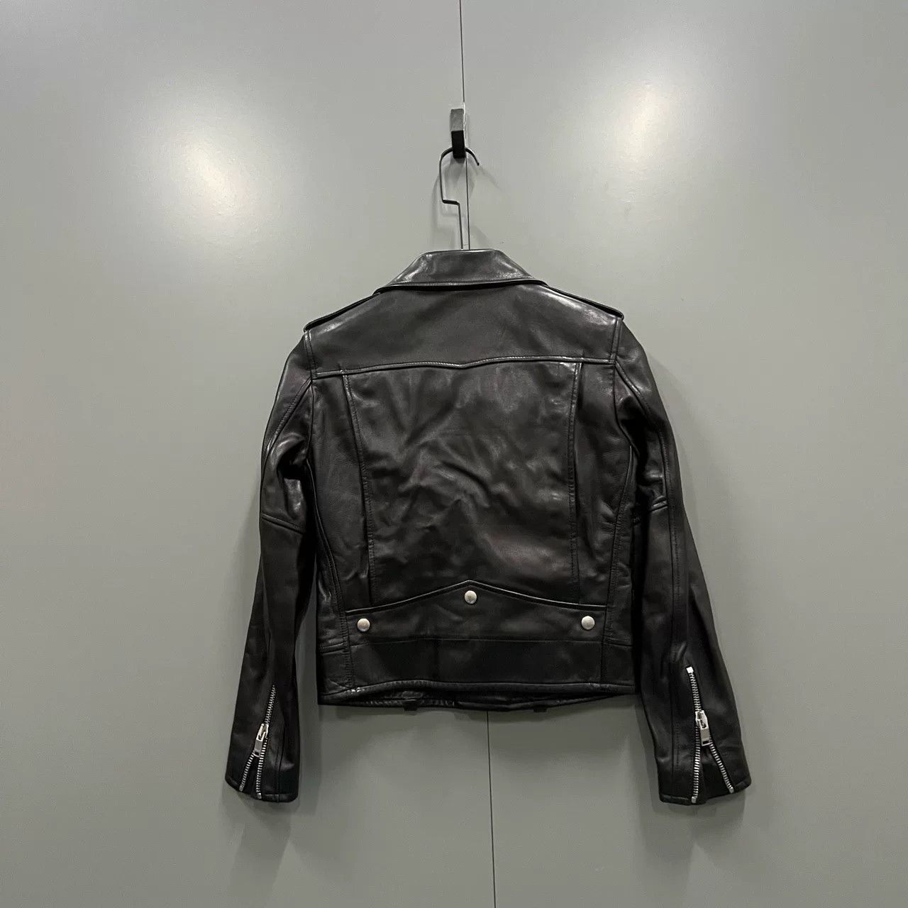 Saint Laurent Paris saint laurent leather biker jacket with zippers Size US S / EU 44-46 / 1 - 2 Thumbnail