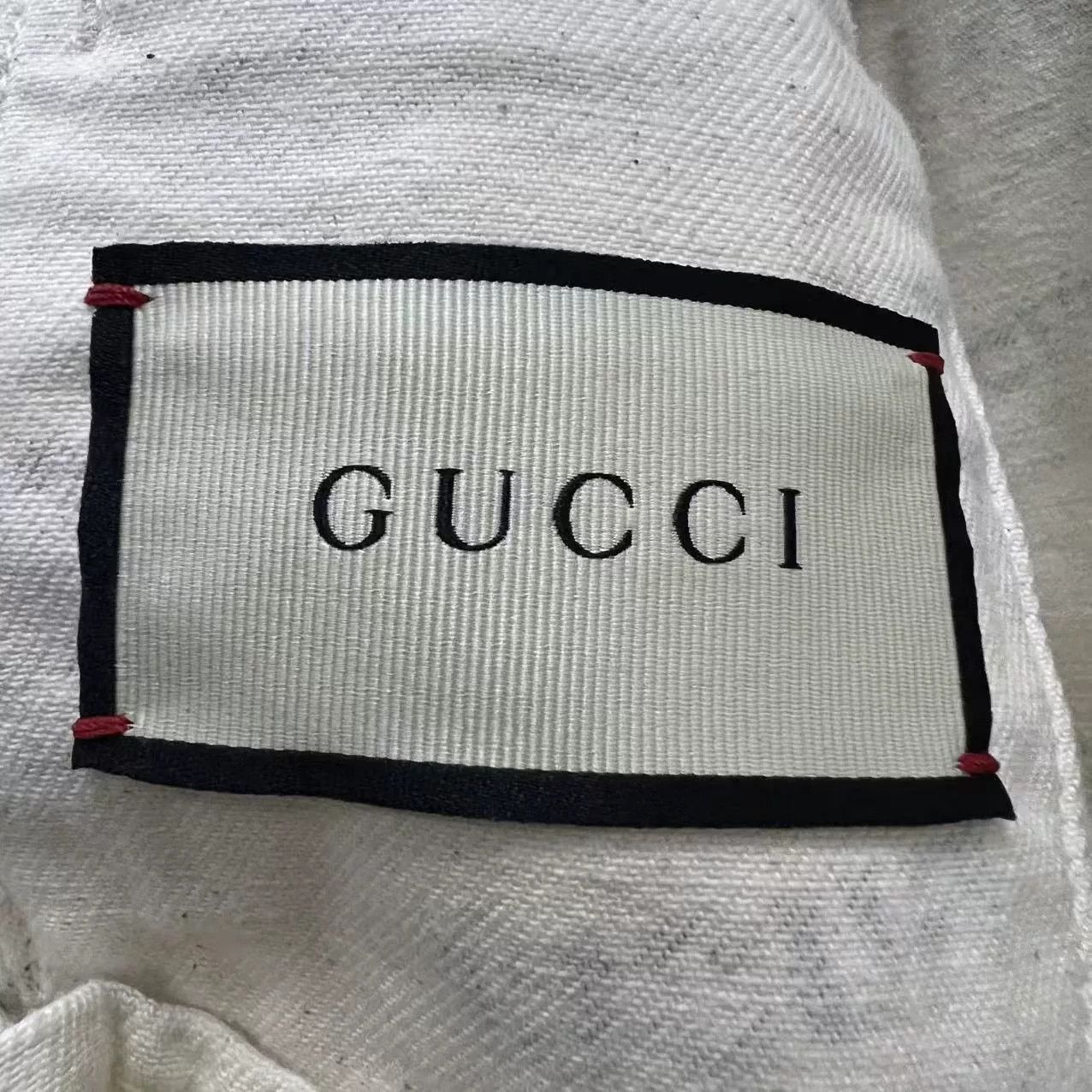 Gucci gucci full print logo denim jacket Size US M / EU 48-50 / 2 - 3 Thumbnail