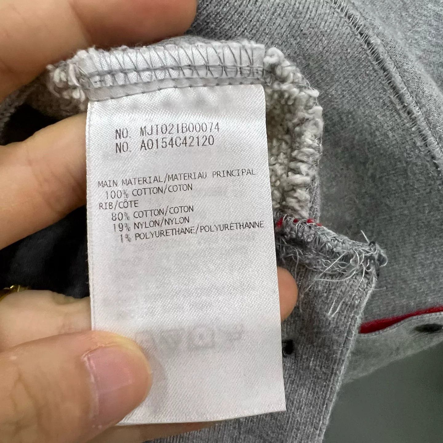 Thom Browne gray four-stripe Thom Browne sweatshirt Size US S / EU 44-46 / 1 - 6 Thumbnail