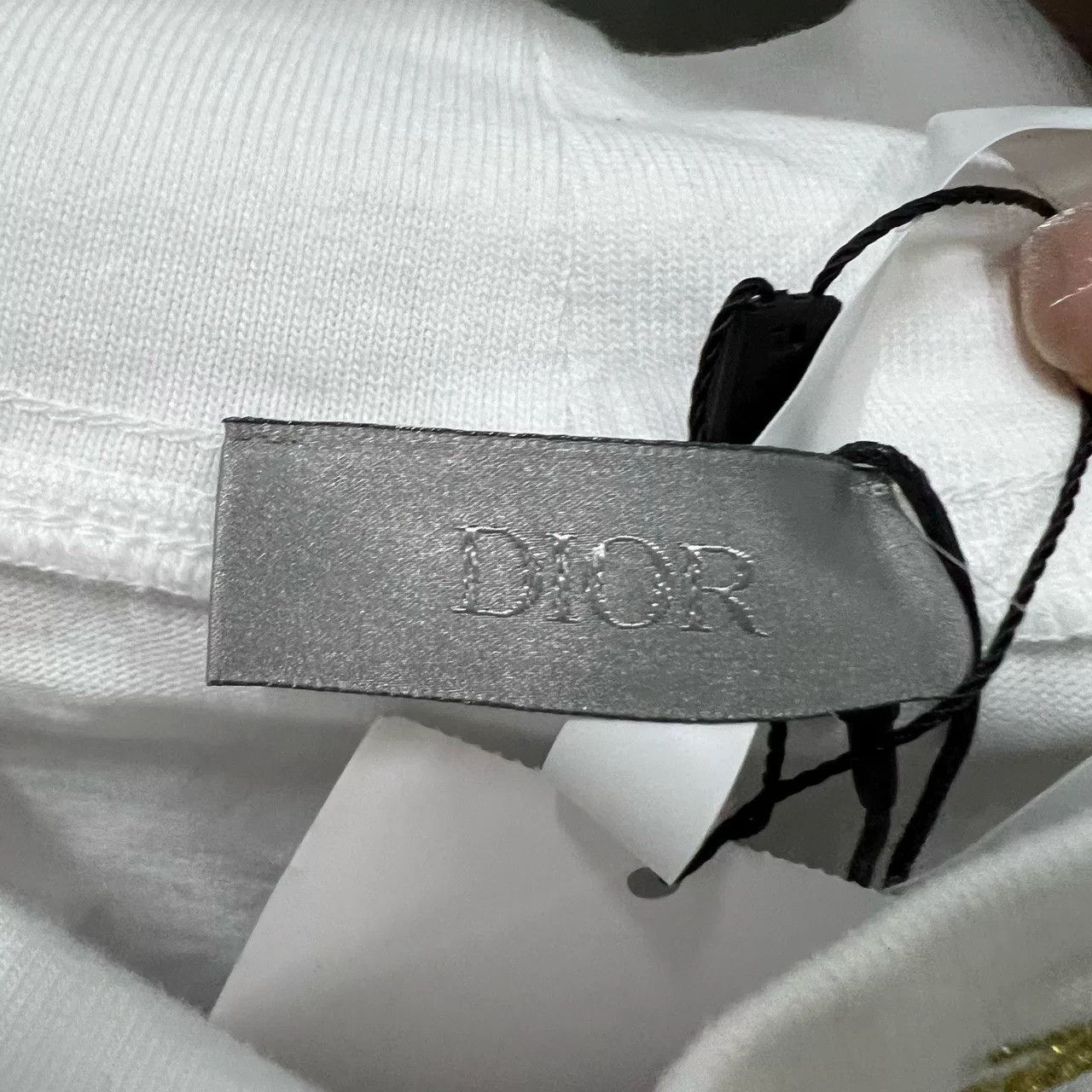 Dior Dior Rabbit Embroidered Long Sleeve Shirt Size L / US 10 / IT 46 - 3 Thumbnail