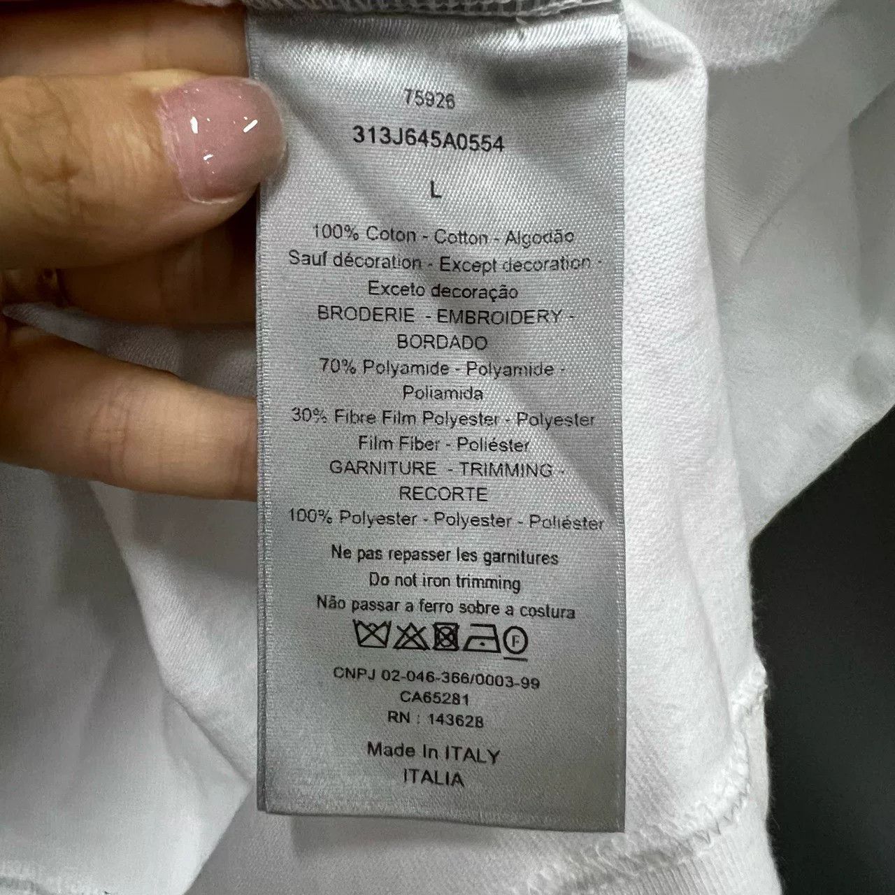 Dior Dior Rabbit Embroidered Long Sleeve Shirt Size L / US 10 / IT 46 - 4 Thumbnail