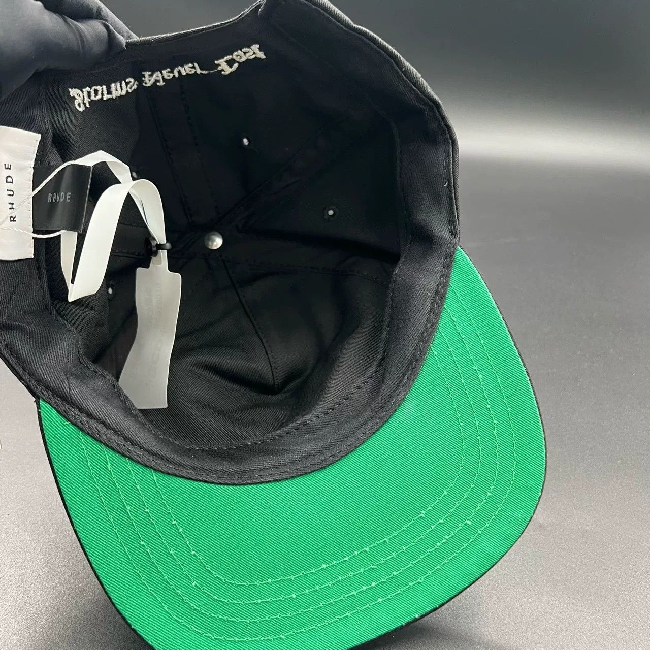 rhude eagle embroidered baseball cap