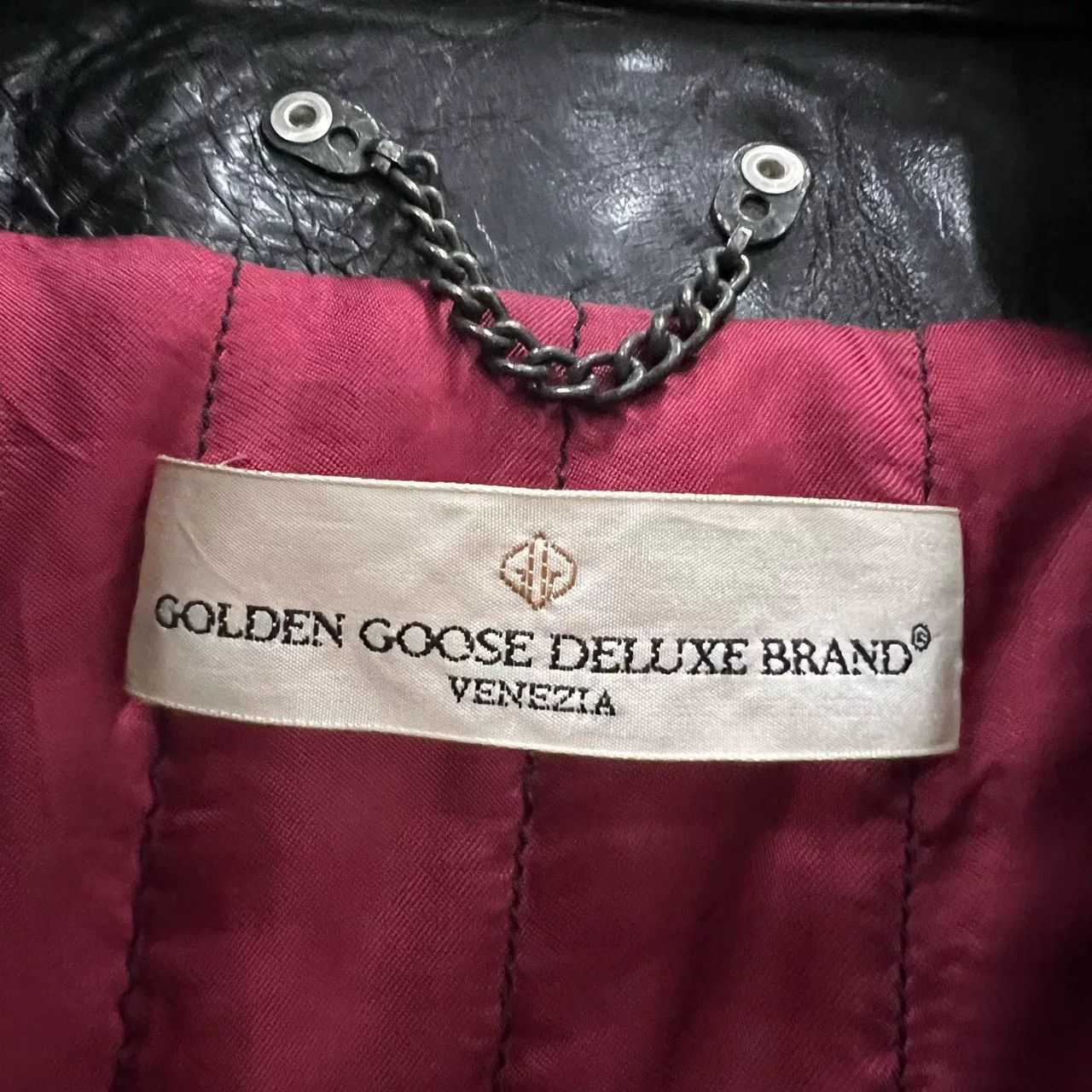 Golden Goose stylish black zip-up jacket for men Size US M / EU 48-50 / 2 - 2 Thumbnail