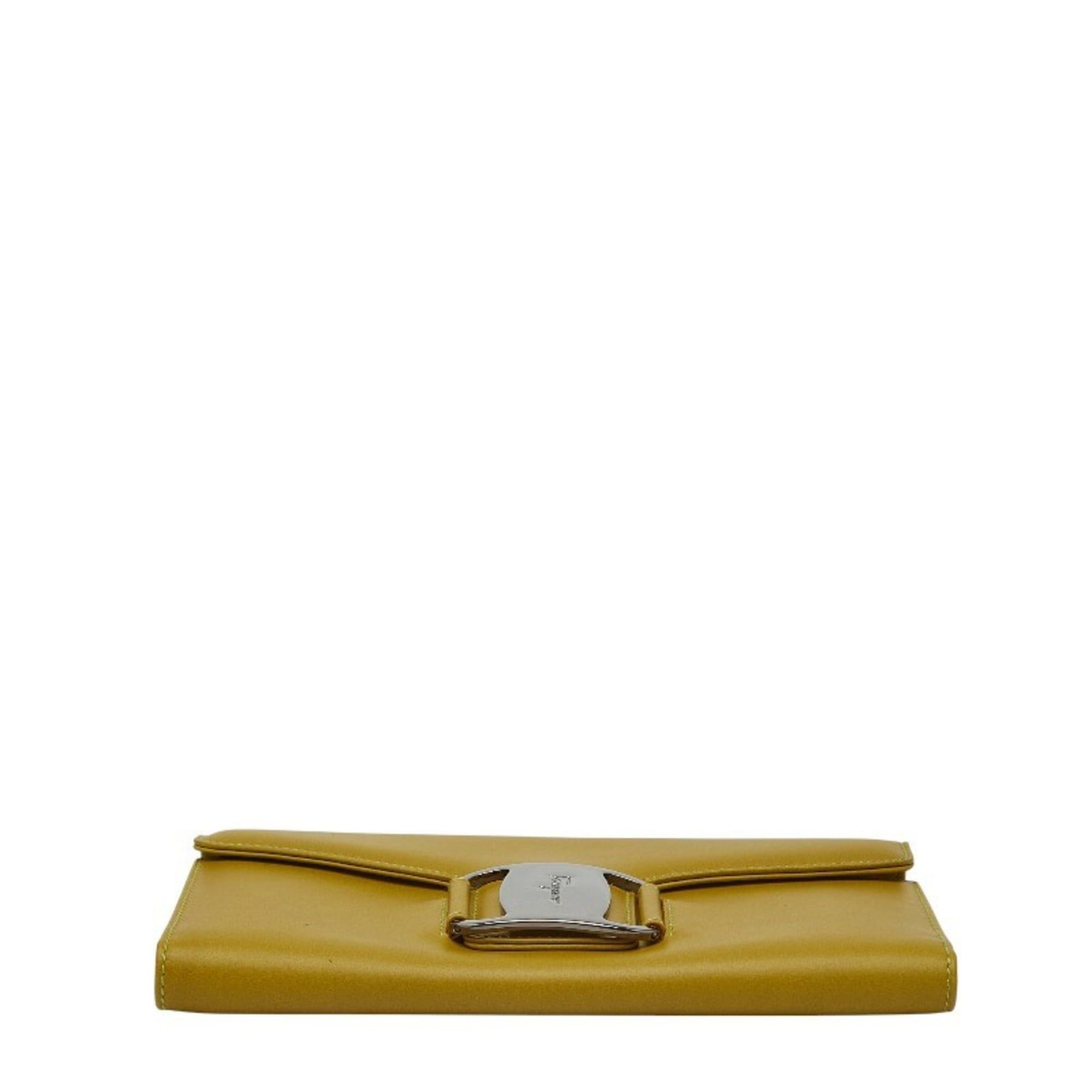 Salvatore Ferragamo Salvatore Ferragamo Vara Long Wallet in Green Leather for Women Size ONE SIZE - 3 Thumbnail