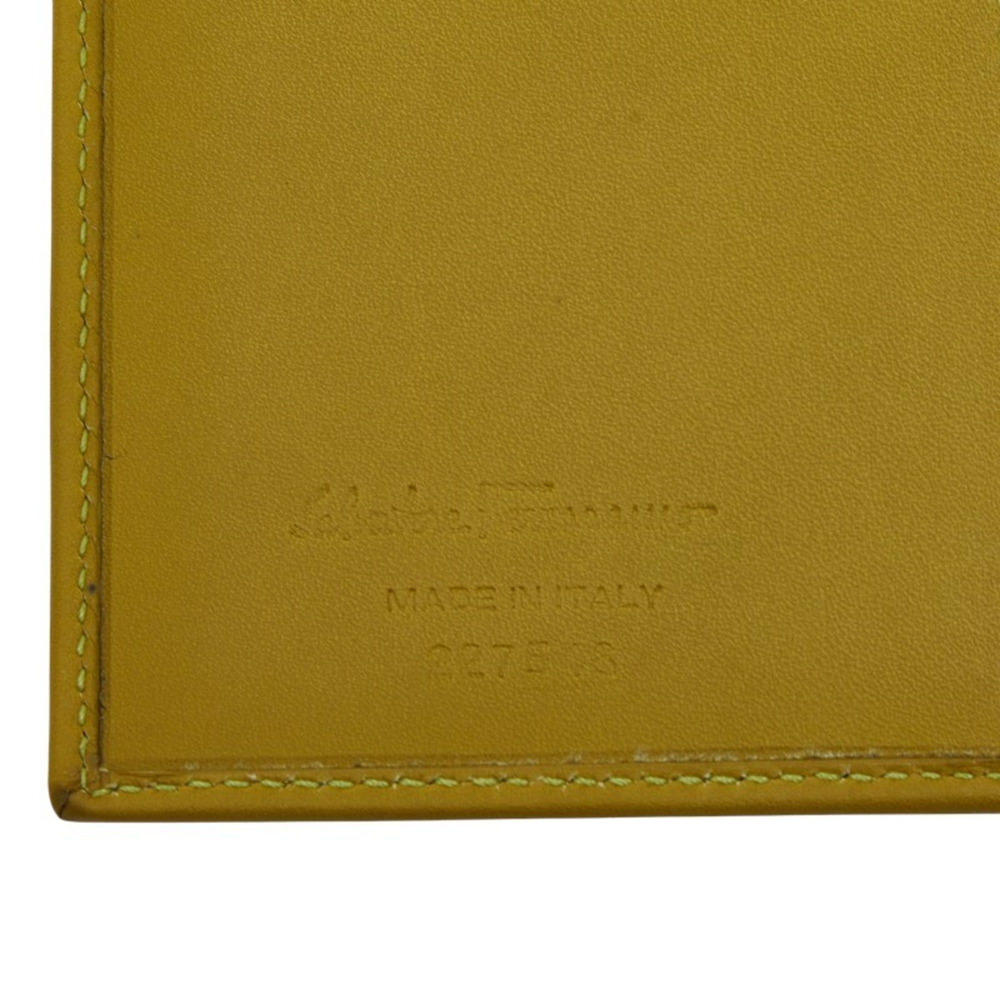 Salvatore Ferragamo Salvatore Ferragamo Vara Long Wallet in Green Leather for Women Size ONE SIZE - 8 Thumbnail