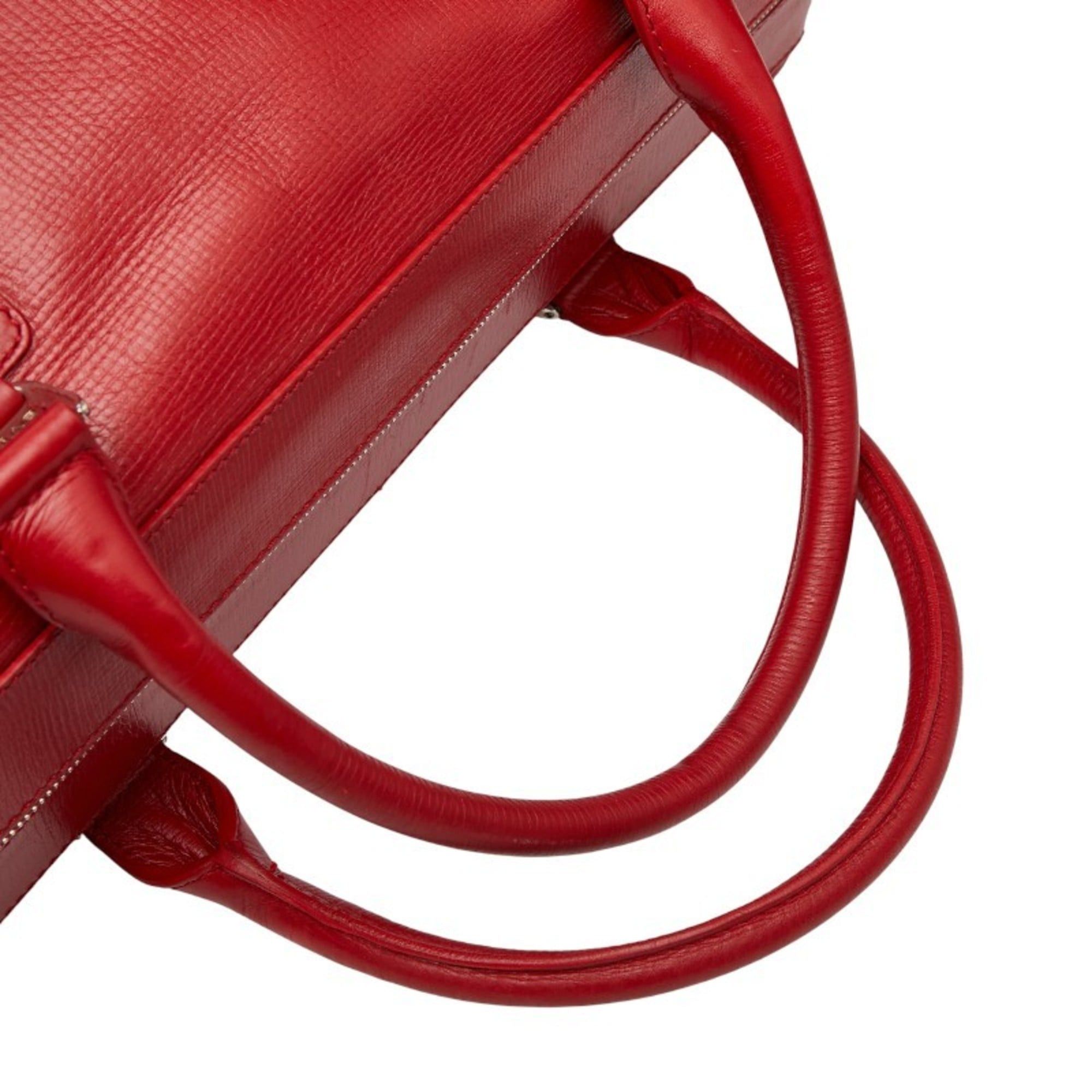 Bvlgari BVLGARI Boston bag in red leather for women Size ONE SIZE - 9 Thumbnail