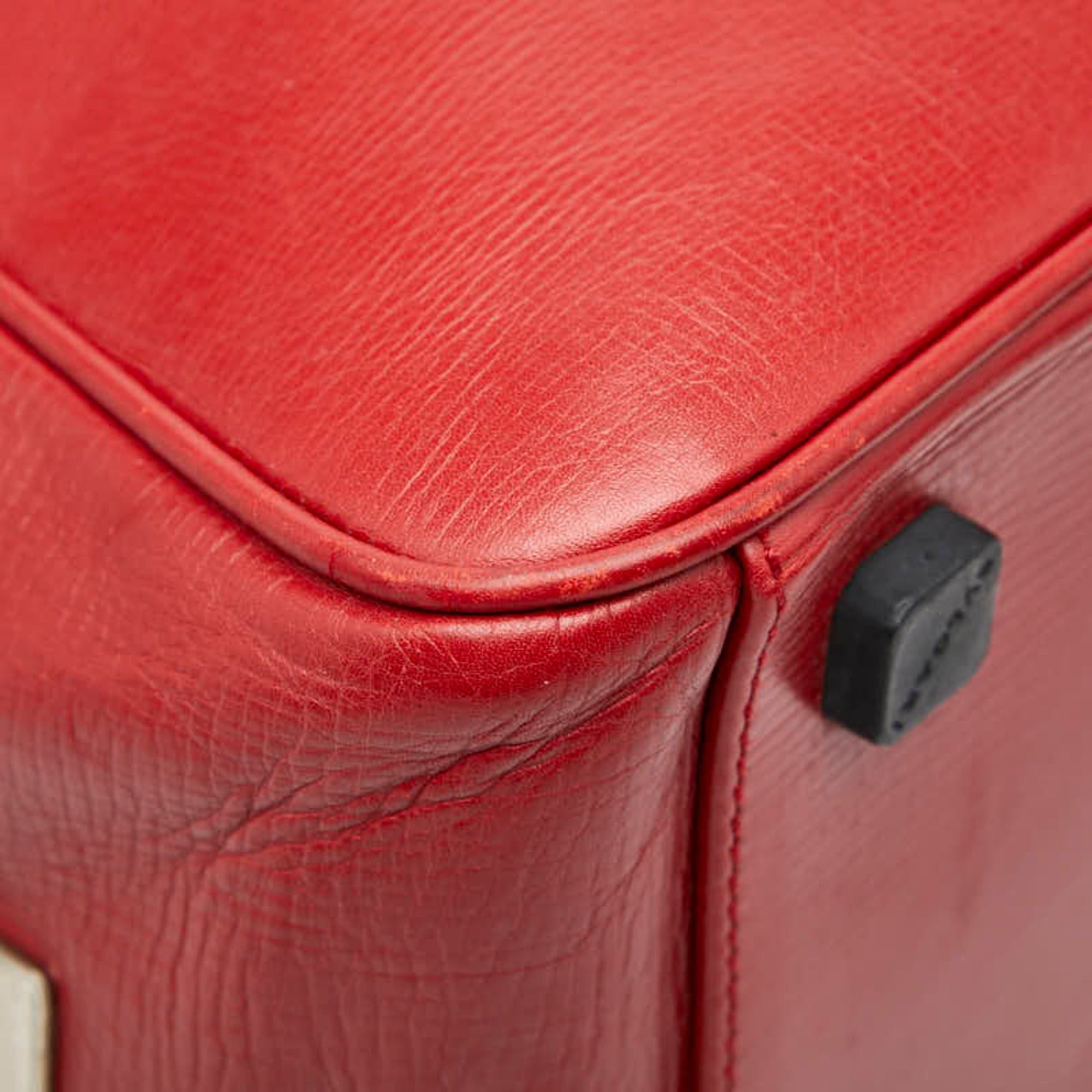 Bvlgari BVLGARI Boston bag in red leather for women Size ONE SIZE - 7 Thumbnail