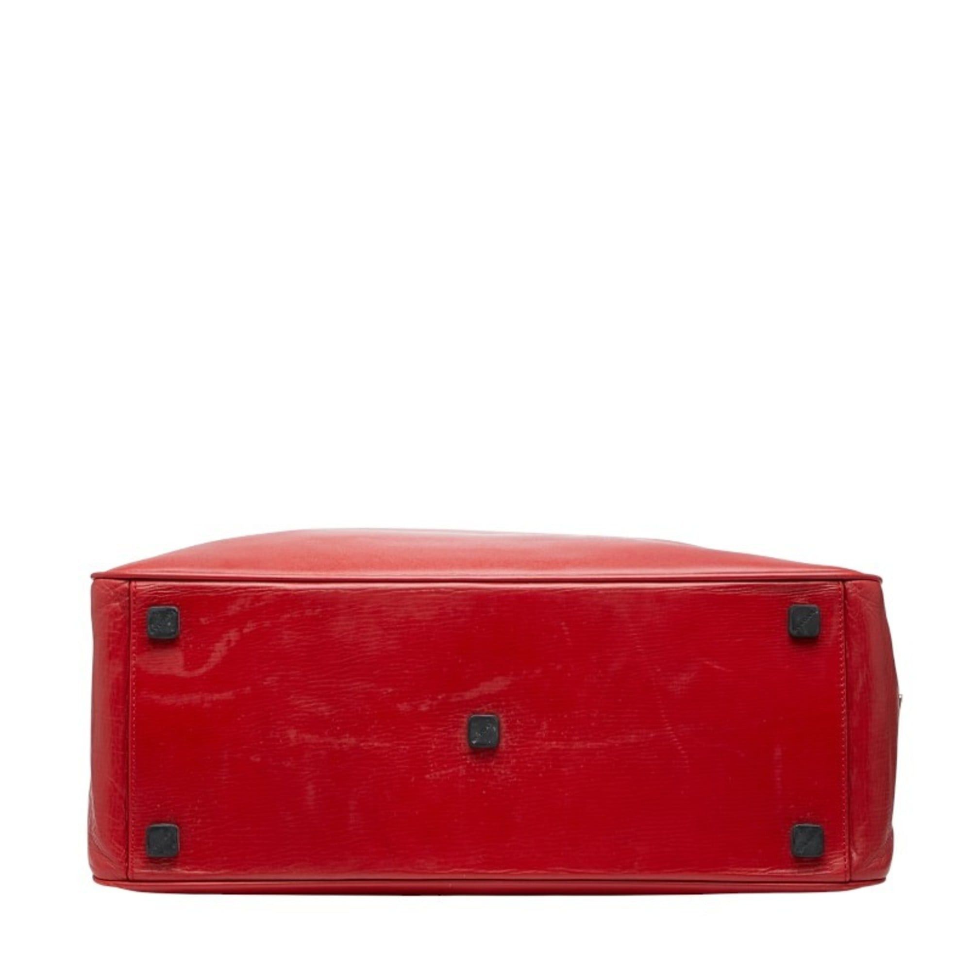 Bvlgari BVLGARI Boston bag in red leather for women Size ONE SIZE - 3 Thumbnail