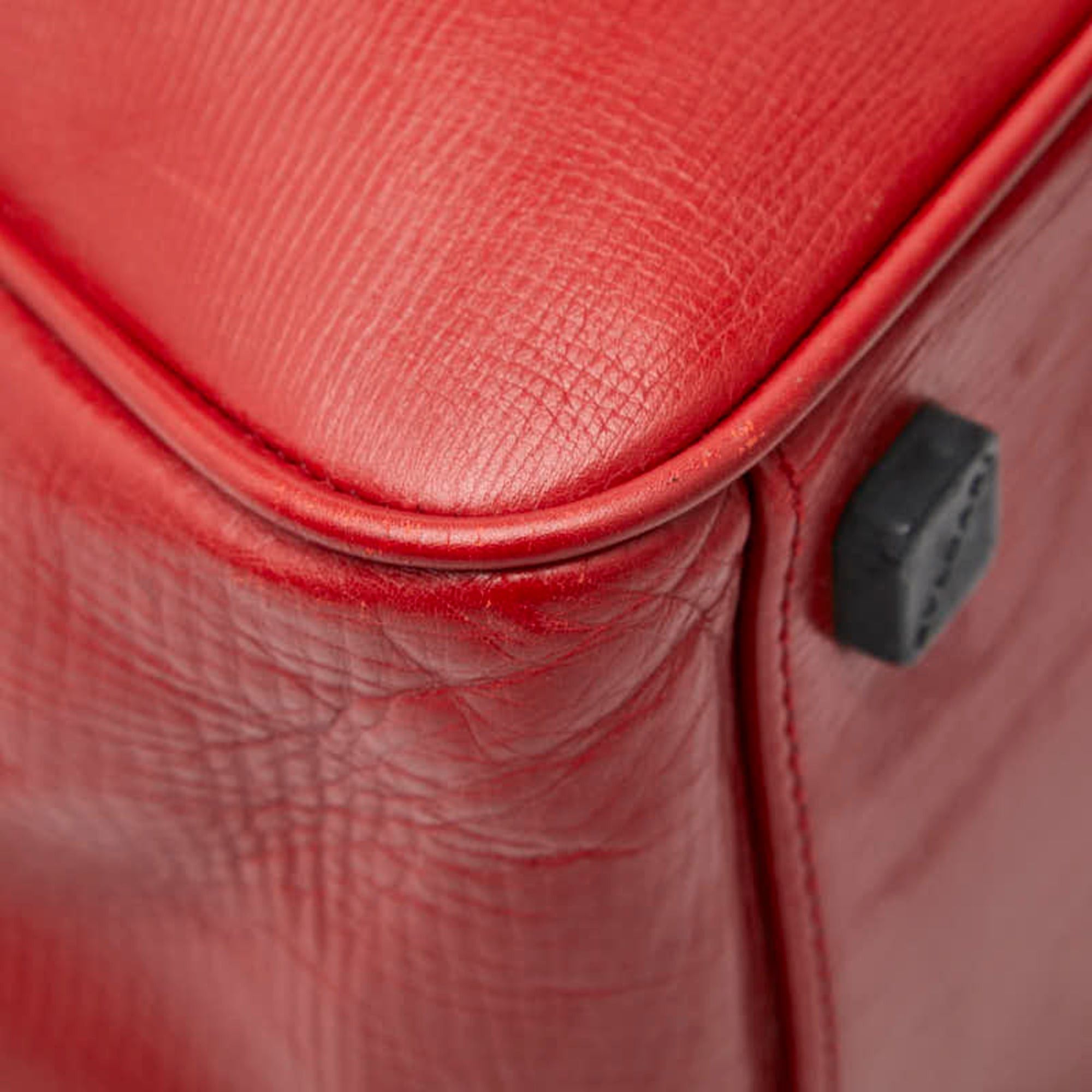 Bvlgari BVLGARI Boston bag in red leather for women Size ONE SIZE - 5 Thumbnail