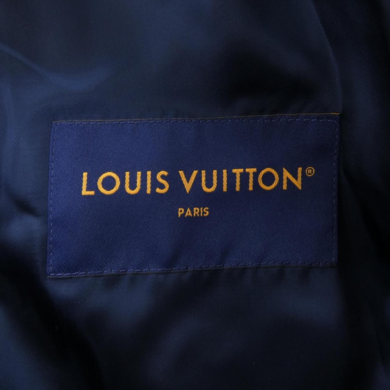 Louis Vuitton Louis Vuitton Louis Vuitton Vuitton Flower Mix Leather Jacket Leather Outerwear HPL06XZCZ DUTY FREE for USA Size ONE SIZE - 5 Thumbnail