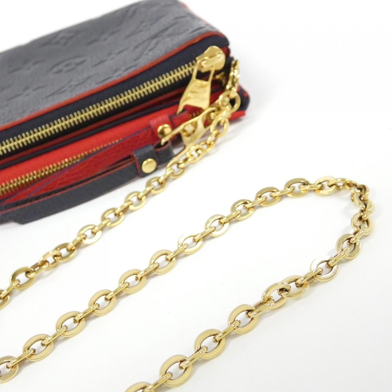 Louis Vuitton Louis Vuitton Louis Vuitton Pochette Double Zip Monogram Empreinte Shoulder Bag Leather Shoulder Bag M63916 DUTY FREE for USA Size ONE SIZE - 4 Thumbnail