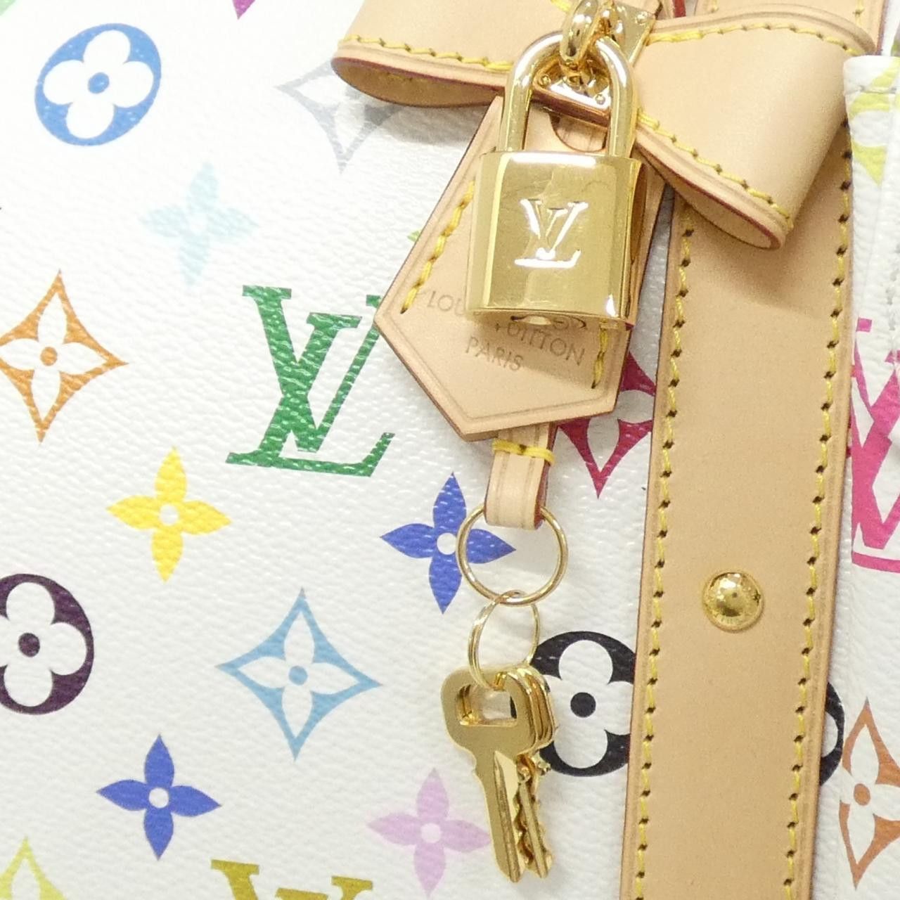 Louis Vuitton Louis Vuitton Louis Vuitton Keepall Bandouliere Monogram Multicolore Boston Bag Canvas Travel Bag M13742 DUTY FREE for USA Size ONE SIZE - 4 Thumbnail