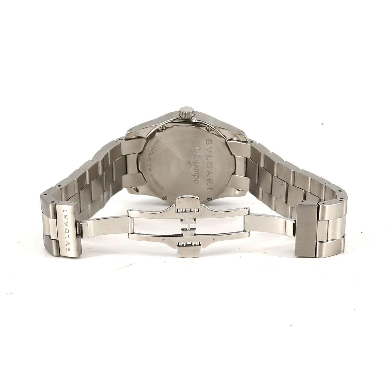 Bvlgari Bvlgari Bvlgari Solo Tempo Stainless Steel Metal Quartz ST30S/ST30BSSD DUTY FREE for USA Size ONE SIZE - 7 Thumbnail