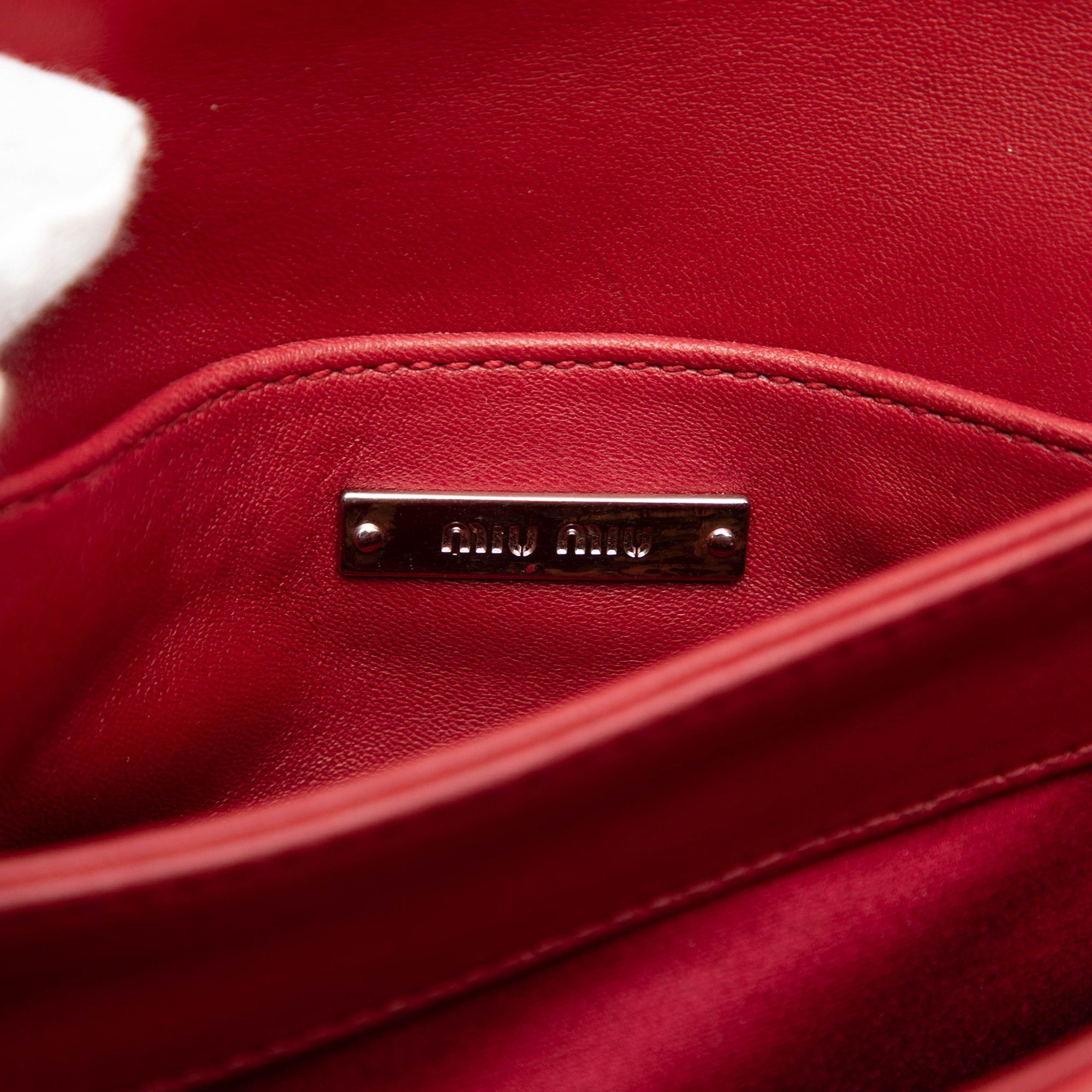 Miu Miu Miu Miu Studded Matelasse Leather Crossbody Size ONE SIZE - 5 Thumbnail