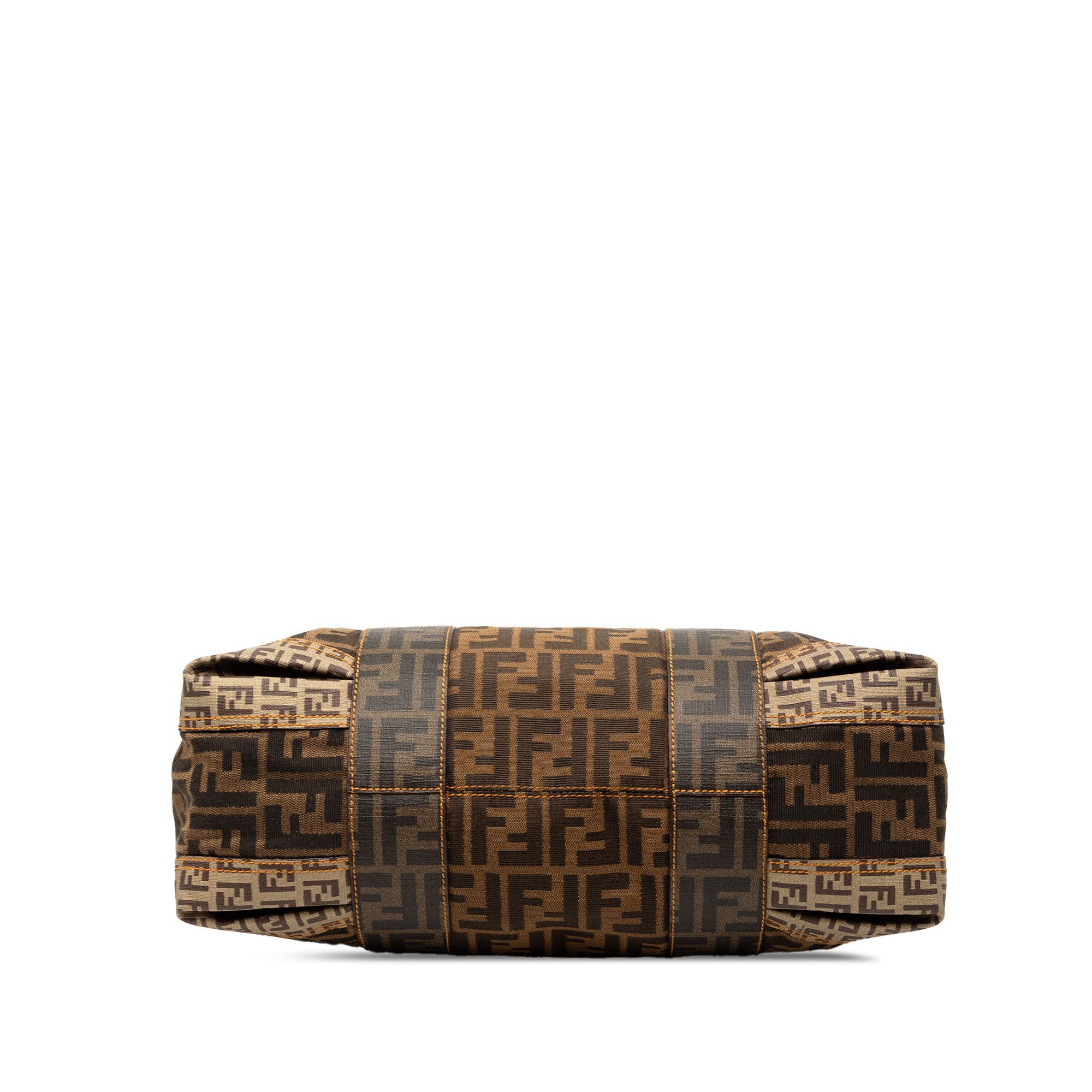 Fendi Fendi Large Zucca Canvas Mixed Media Tote Size ONE SIZE - 3 Thumbnail