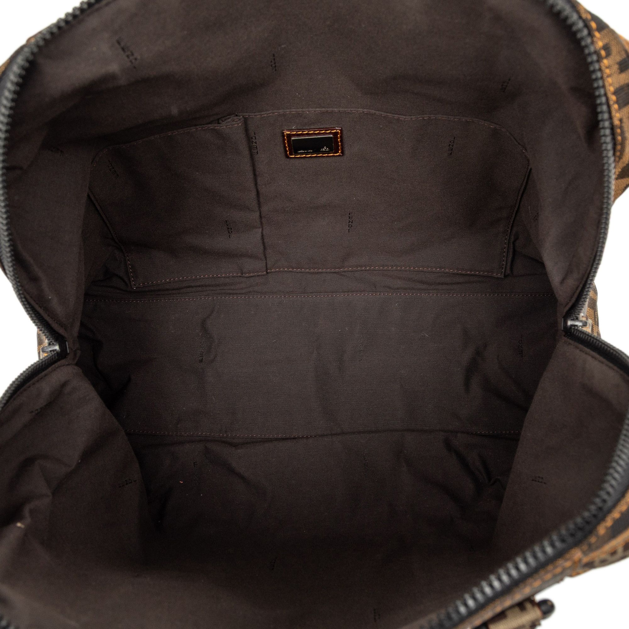 Fendi Fendi Large Zucca Canvas Mixed Media Tote Size ONE SIZE - 4 Thumbnail