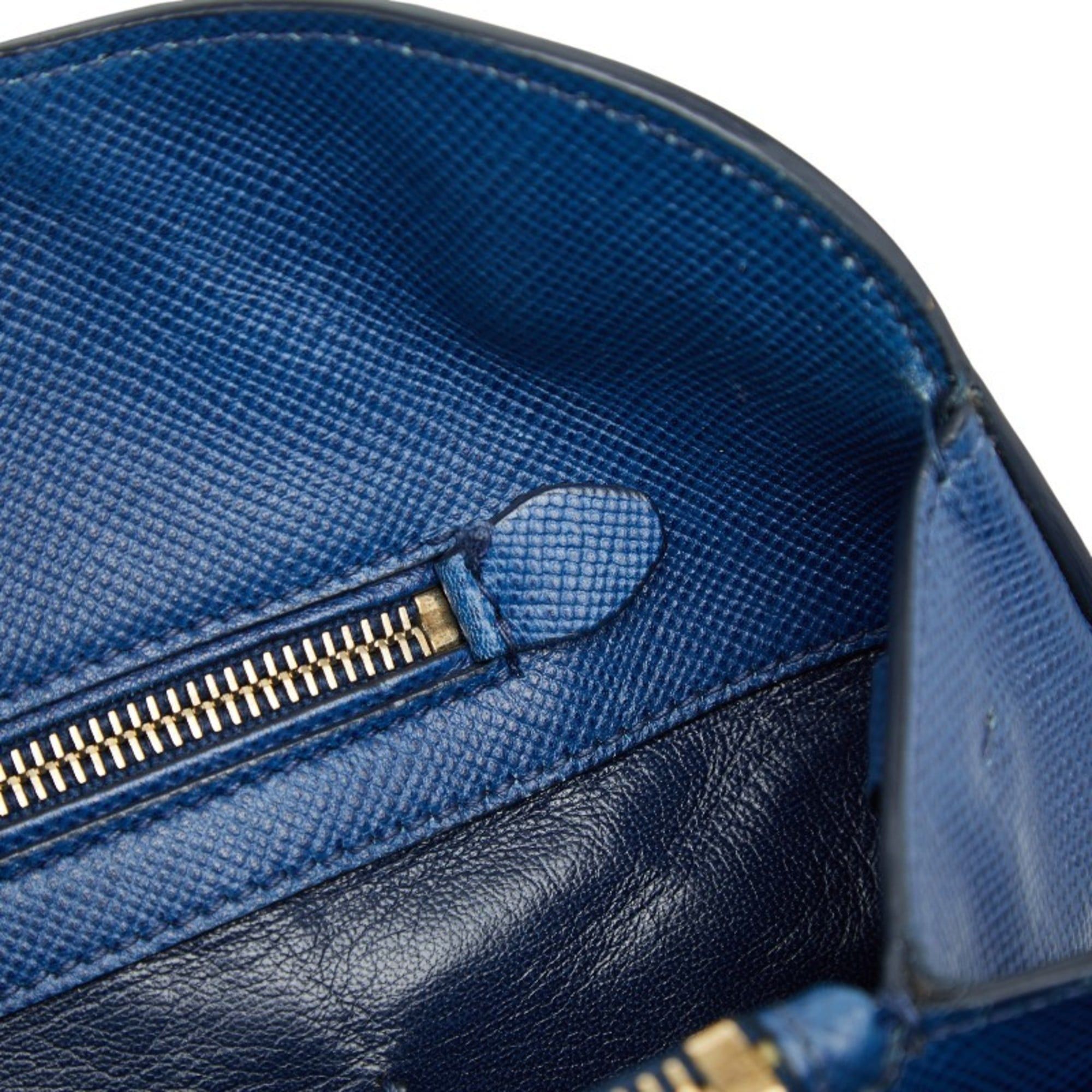 Prada Prada Handbag BN2554 Blue Saffiano Leather Women's PRADA Size ONE SIZE - 12 Thumbnail