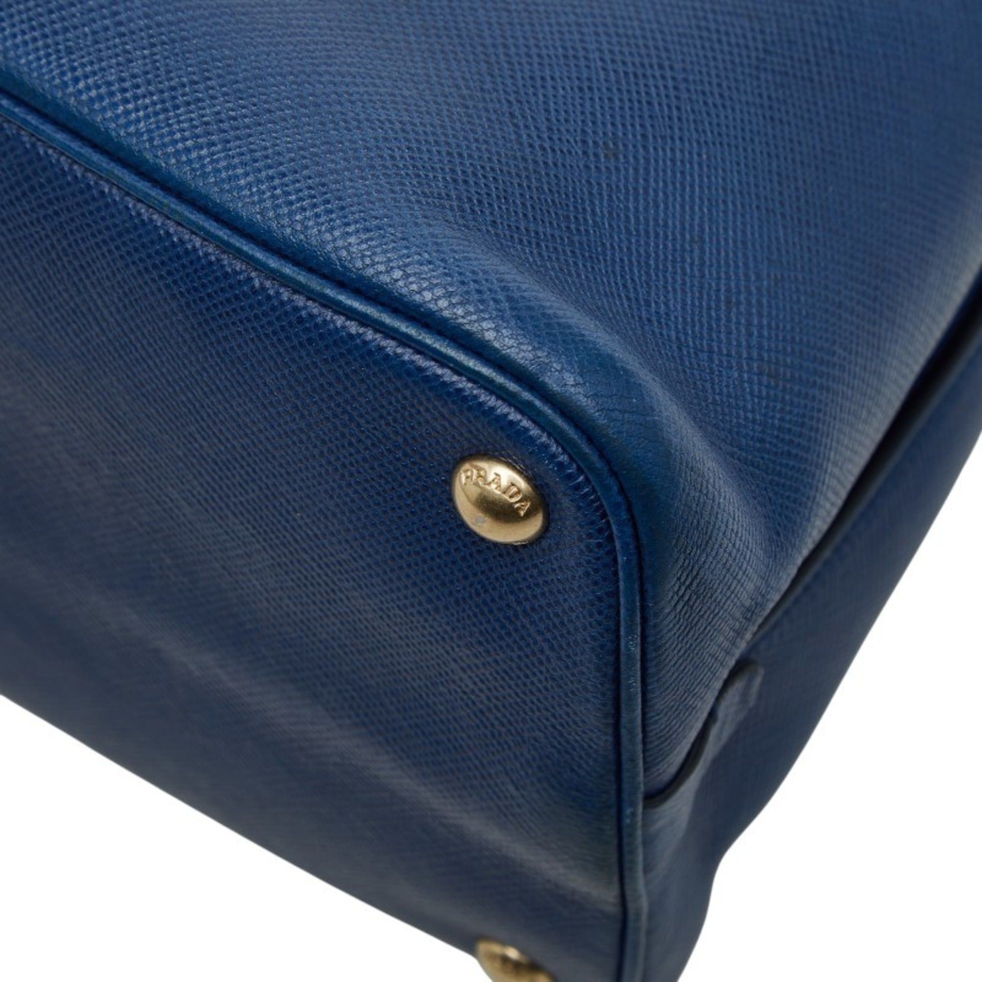 Prada Prada Handbag BN2554 Blue Saffiano Leather Women's PRADA Size ONE SIZE - 6 Thumbnail