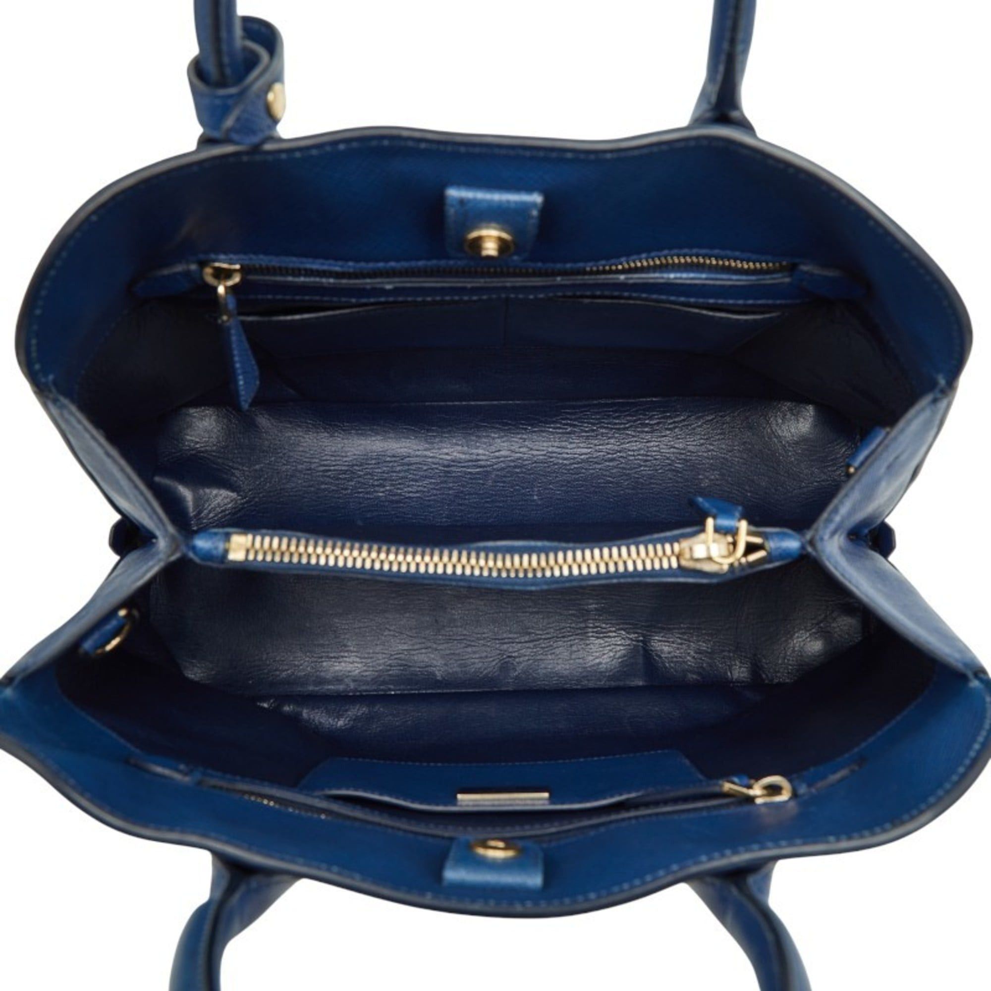 Prada Prada Handbag BN2554 Blue Saffiano Leather Women's PRADA Size ONE SIZE - 13 Thumbnail