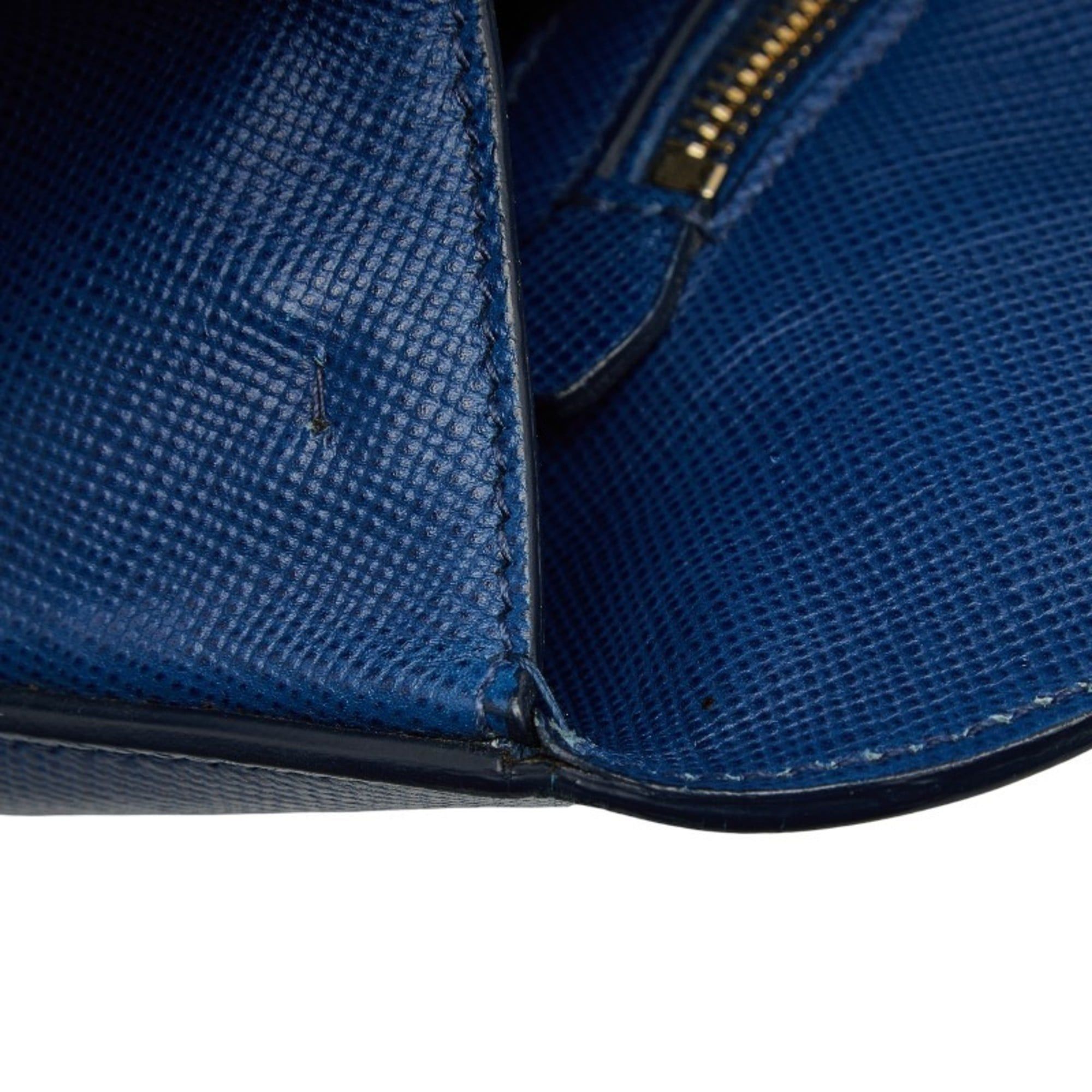 Prada Prada Handbag BN2554 Blue Saffiano Leather Women's PRADA Size ONE SIZE - 11 Thumbnail
