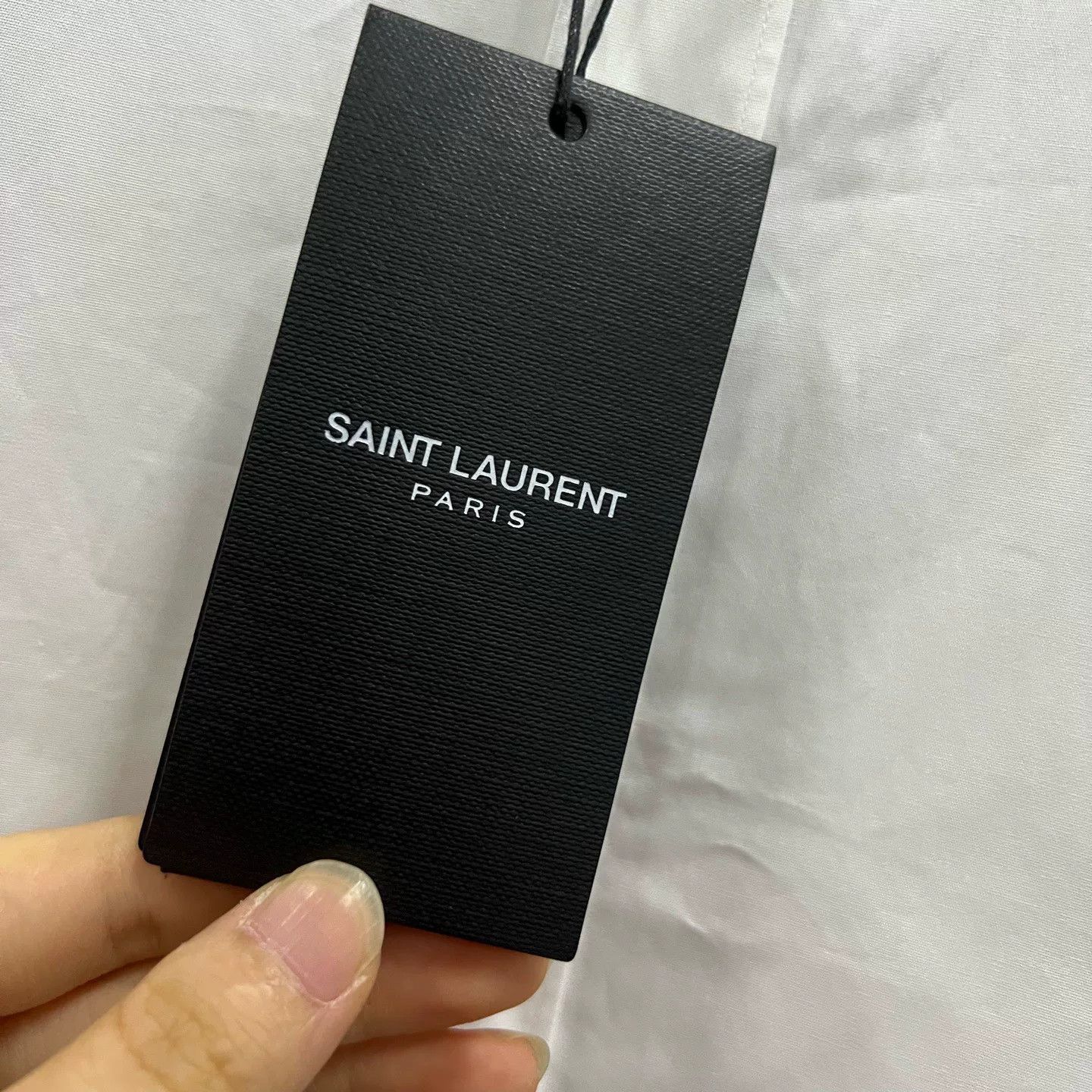 Saint Laurent Paris saint laurent white long sleeve shirt Size US M / EU 48-50 / 2 - 6 Thumbnail