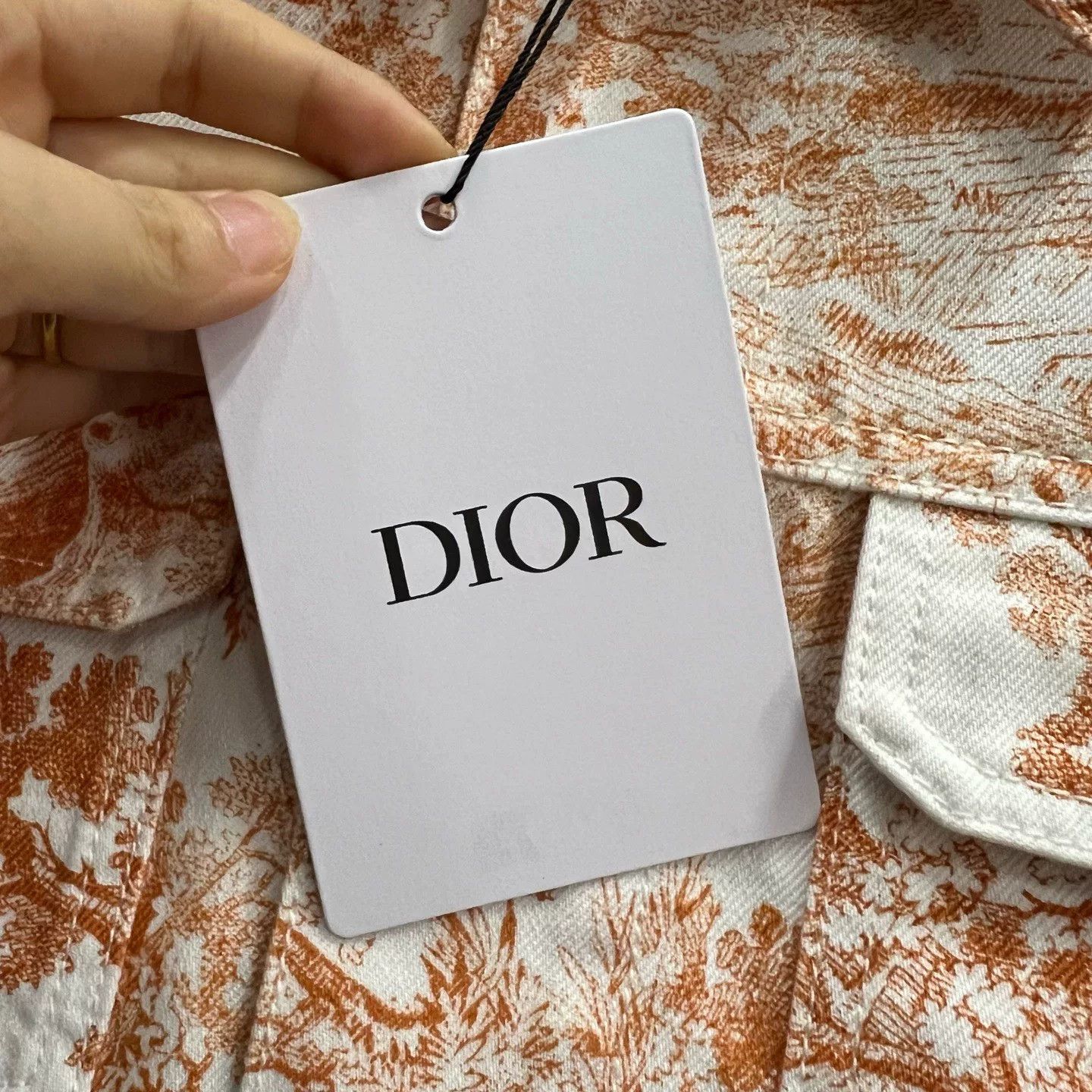 Dior Dior Animal Print Denim Jacket Size US L / EU 52-54 / 3 - 3 Thumbnail