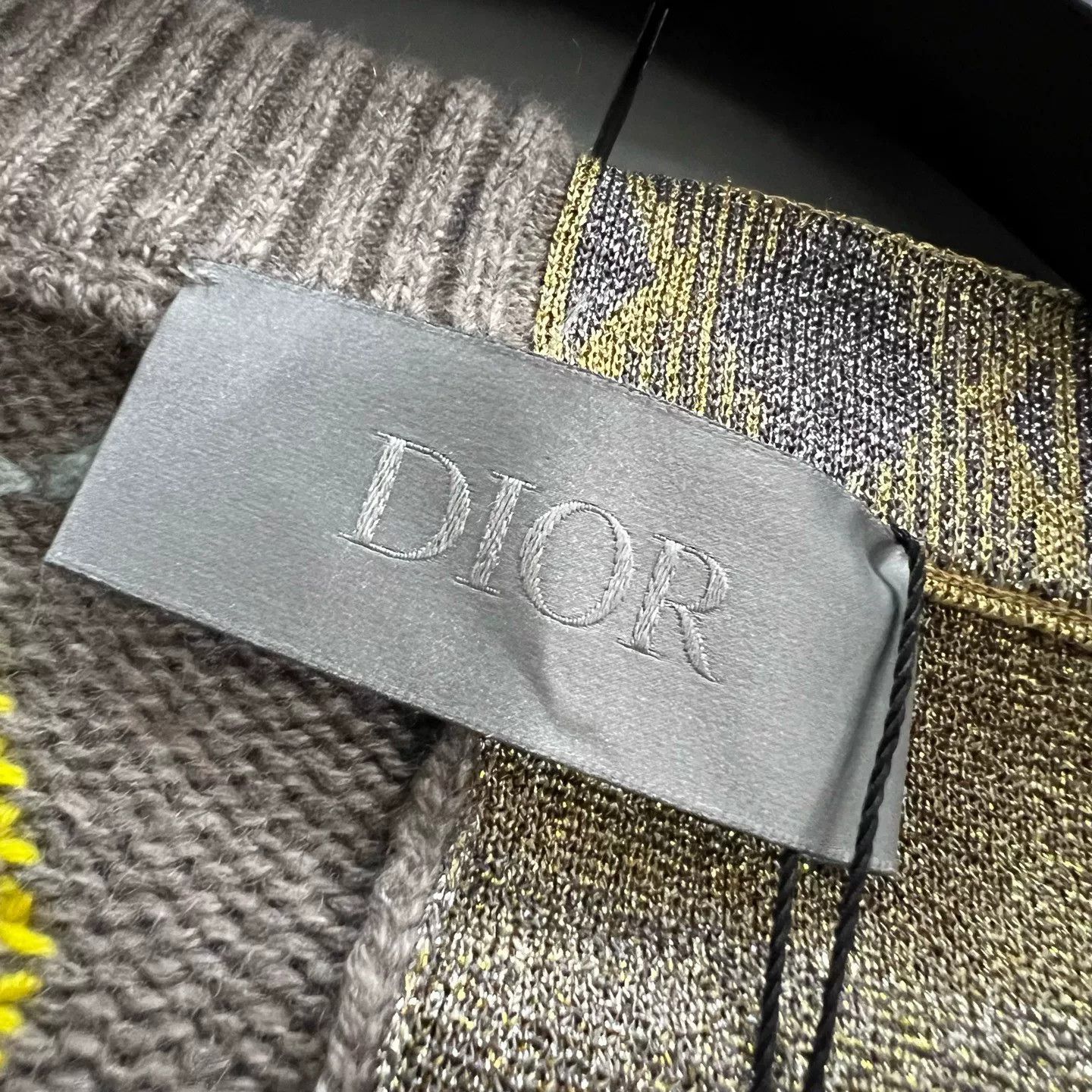 Dior Dior V-Neck Knit Vest with Pattern Size US XS / EU 42 / 0 - 4 Thumbnail