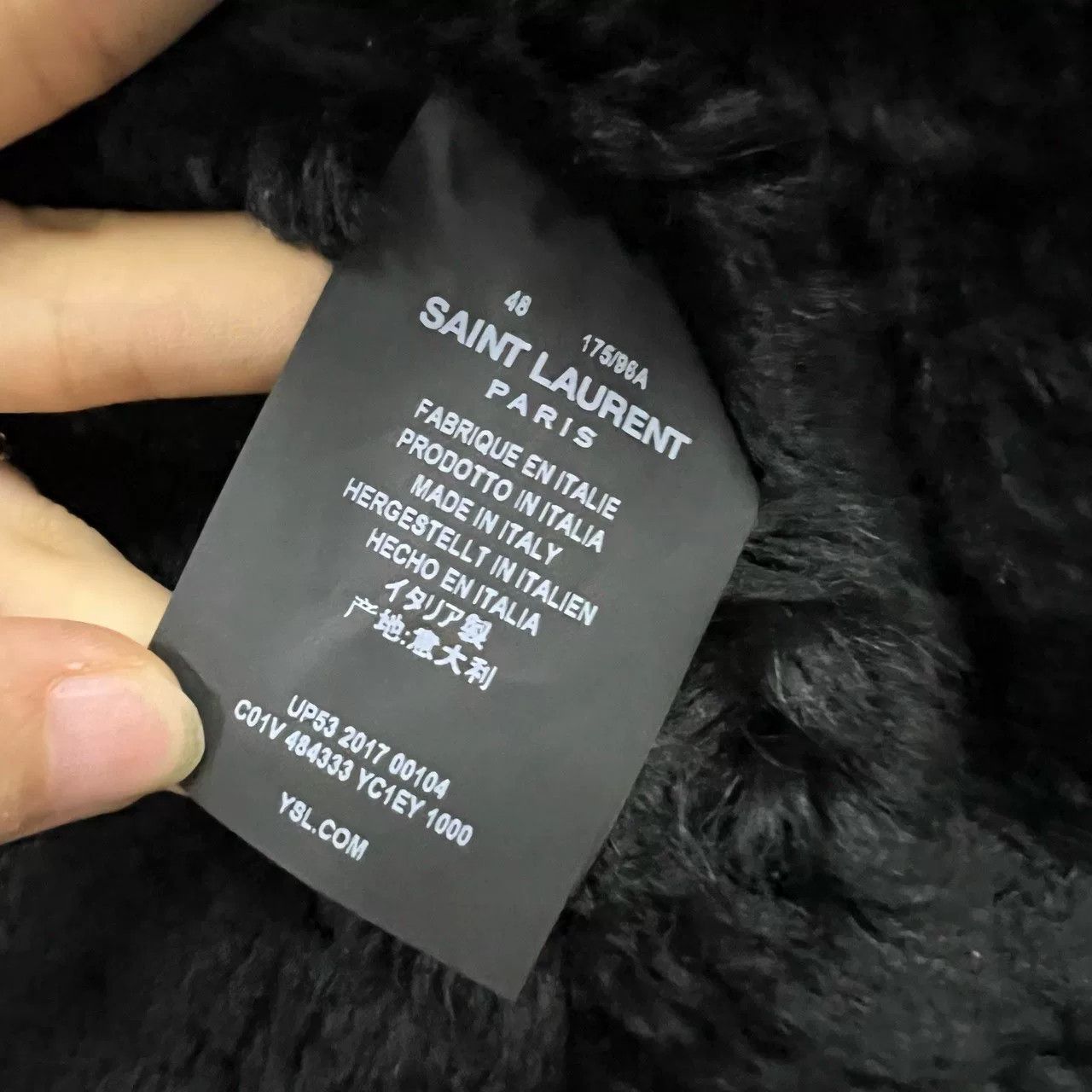 Saint Laurent Paris saint laurent shearling leather jacket size 48 Size US L / EU 52-54 / 3 - 4 Thumbnail