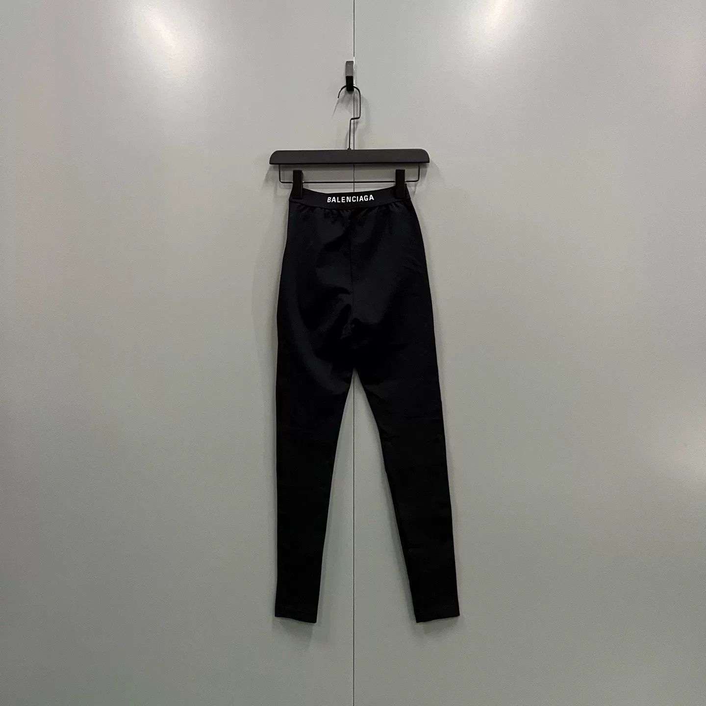 Balenciaga Balenciaga Black Logo Print Leggings Size 34 Size 34" / US 12 / IT 48 - 2 Thumbnail