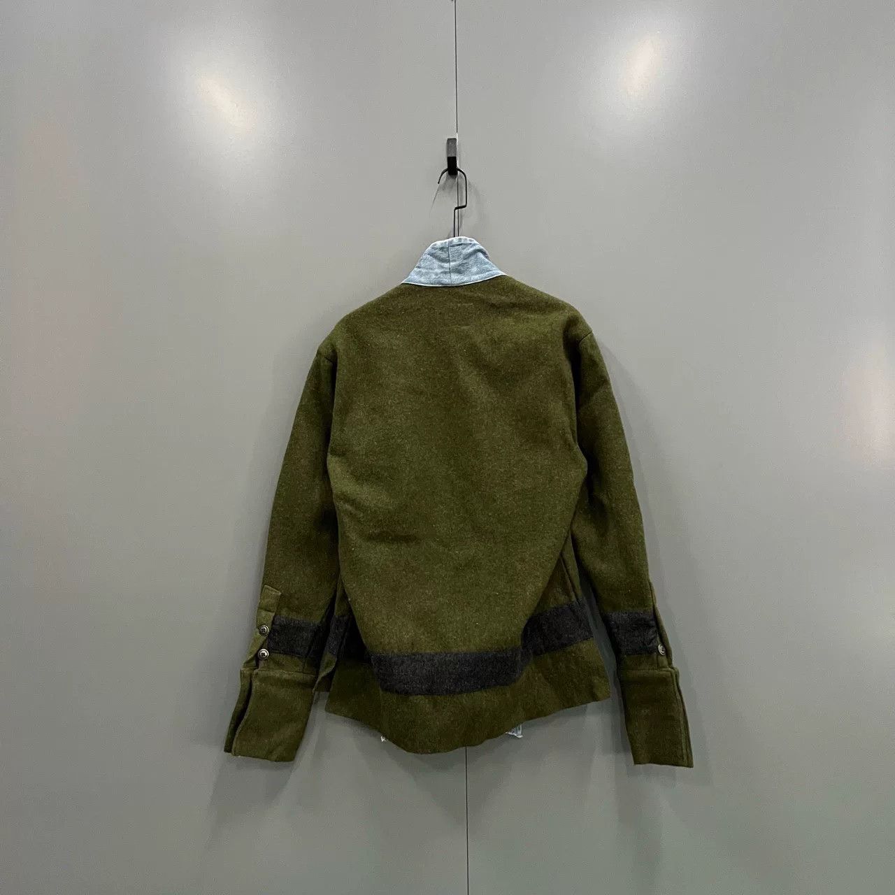 Greg Lauren greg lauren green patchwork denim jacket Size US M / EU 48-50 / 2 - 2 Thumbnail