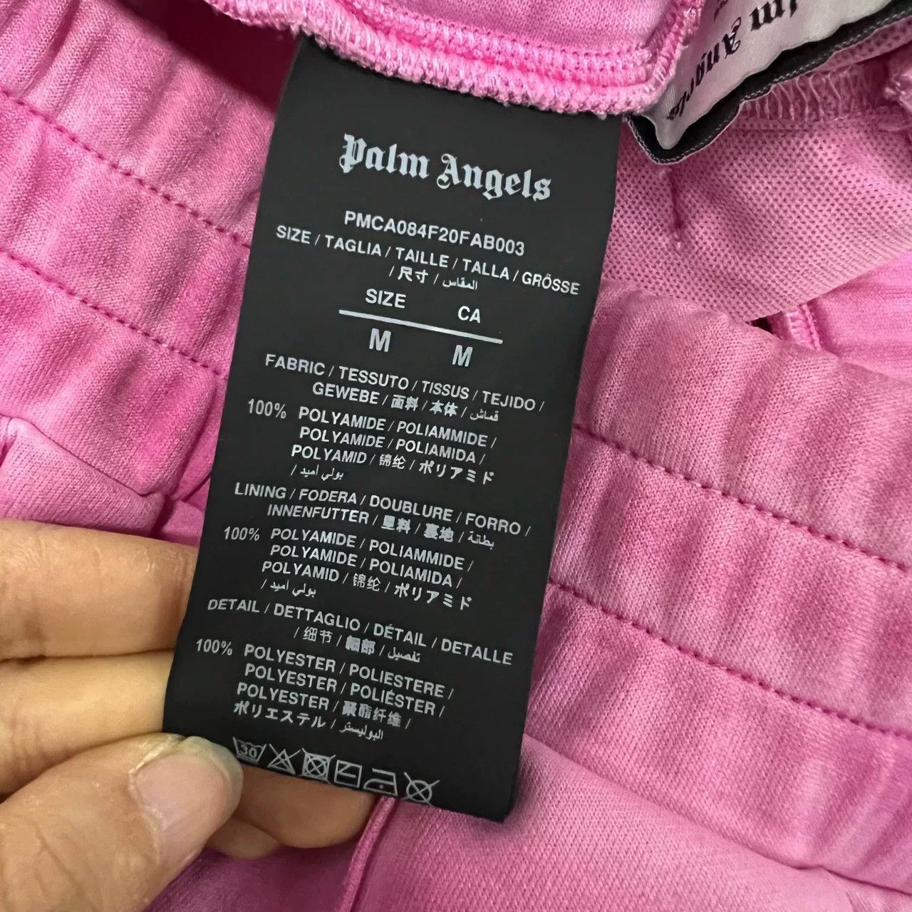 Palm Angels pink logo tracksuit pants by Palm Angels Size 28" / US 6 / IT 42 - 5 Thumbnail