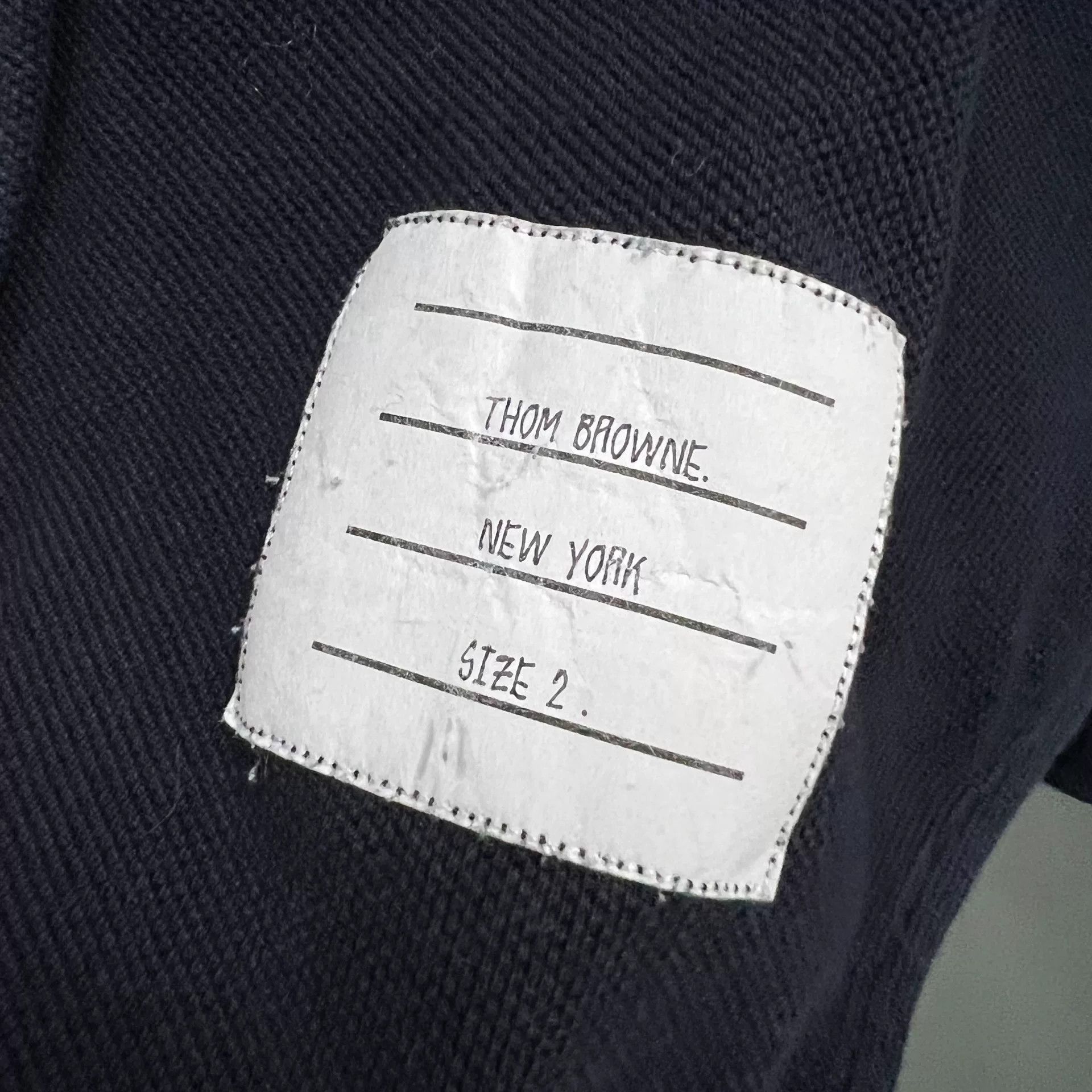 Thom Browne thom browne navy striped button-up shirt Size US M / EU 48-50 / 2 - 2 Thumbnail