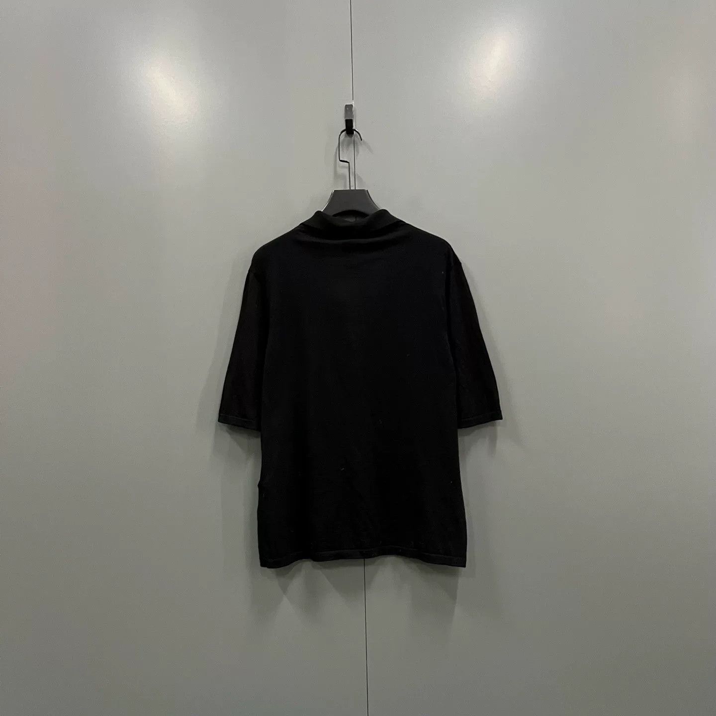 Saint Laurent Paris saint laurent black wool polo shirt Size US L / EU 52-54 / 3 - 2 Thumbnail