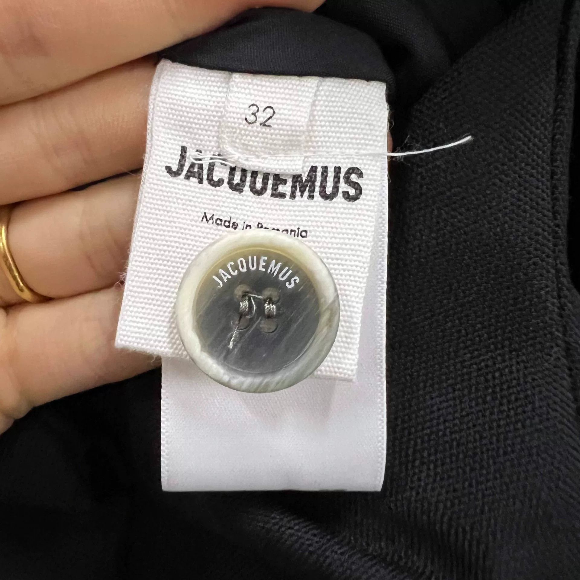 Jacquemus Jacquemus Black Tailored Cut-Out Blazer Size XS / US 0-2 / IT 36-38 - 6 Thumbnail