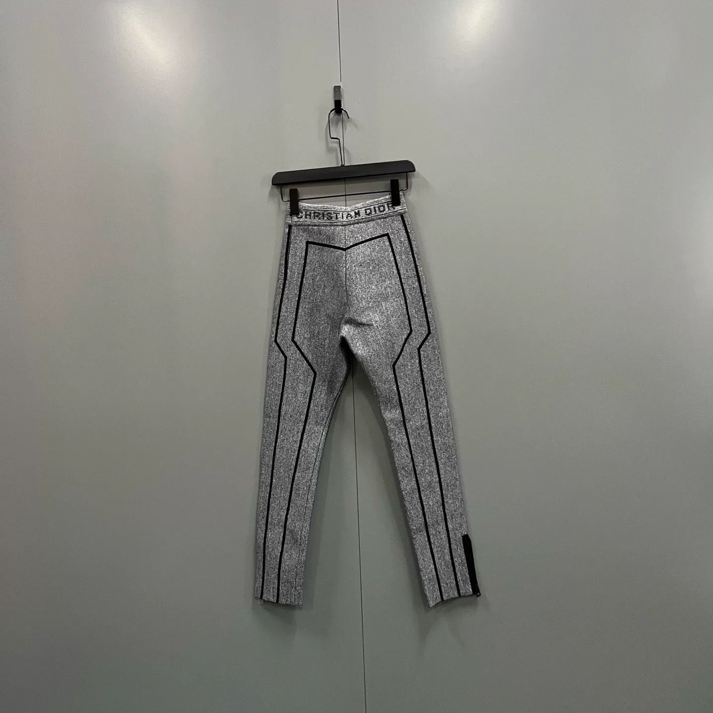 Dior Dior Gray Irregular Stripe Trousers Size 36 Size 36" / US 14 / IT 50 - 2 Thumbnail