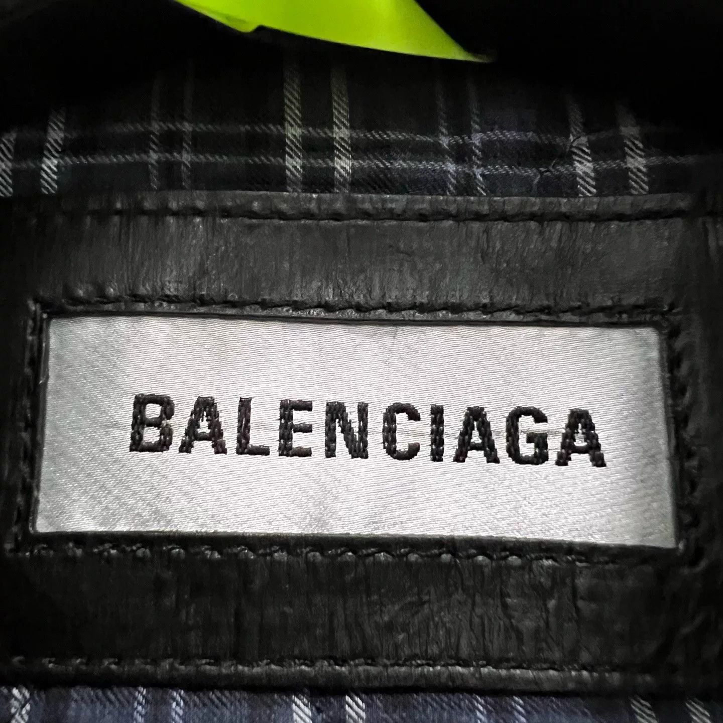 Balenciaga black graffiti logo biker leather jacket Size US S / EU 44-46 / 1 - 4 Thumbnail