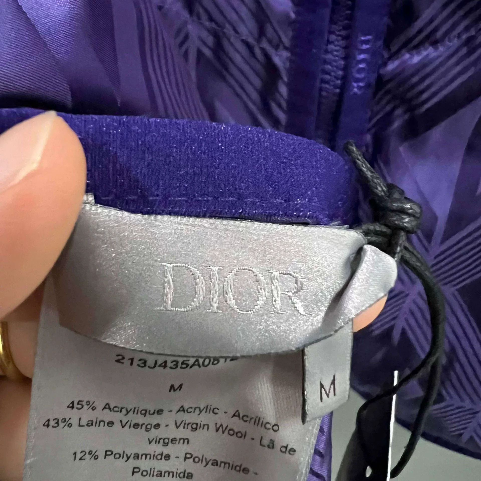Dior Dior Double-Sided Purple CD Jacket Size XS / US 0-2 / IT 36-38 - 4 Thumbnail