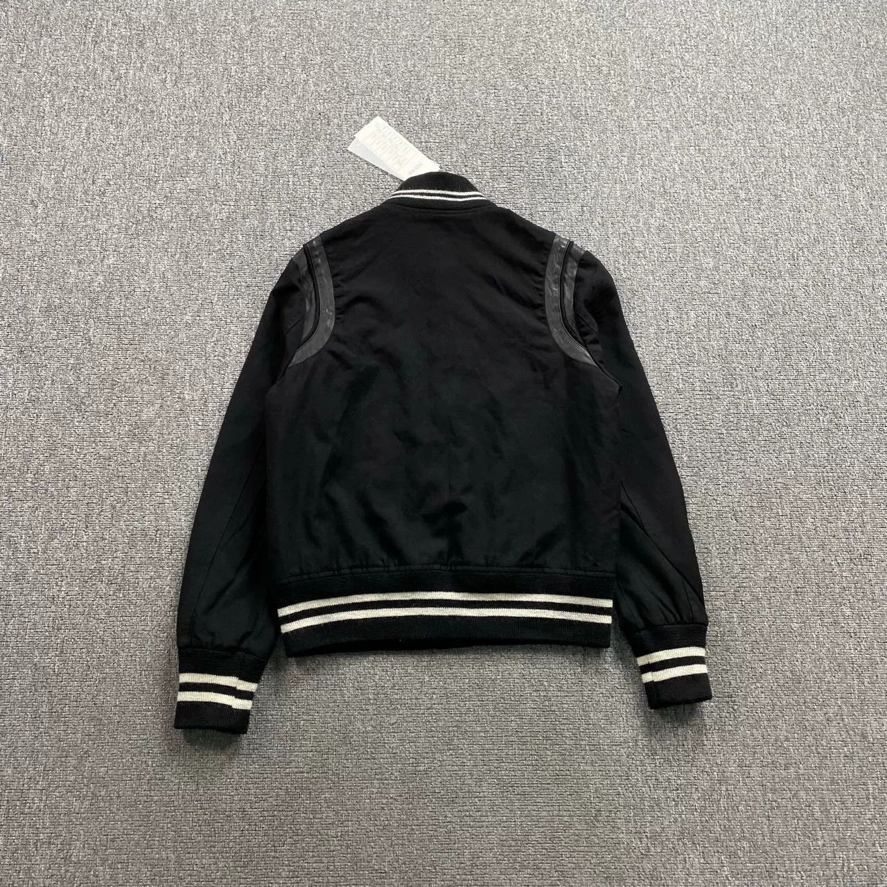 Saint Laurent Paris saint laurent black and white baseball jacket Size US M / EU 48-50 / 2 - 2 Thumbnail