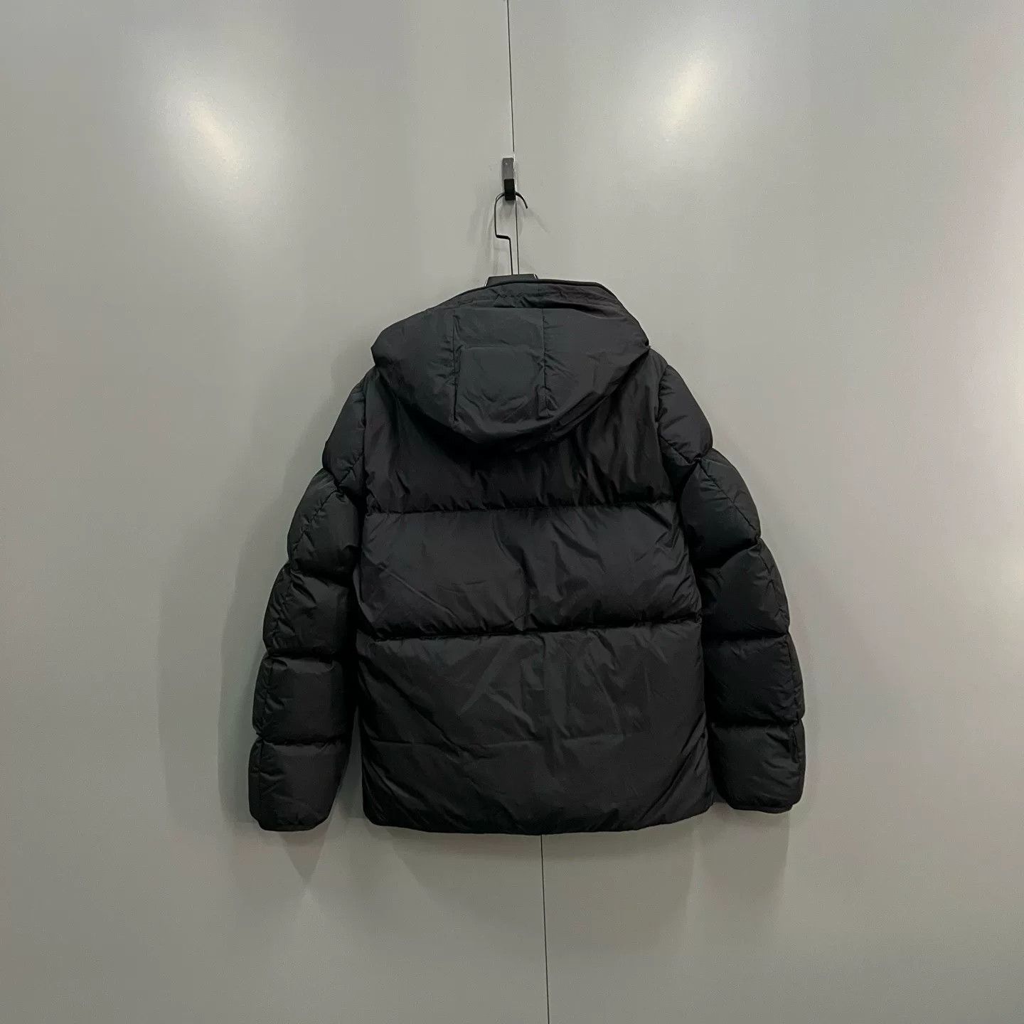 Moncler black logo puffer jacket from Moncler Size US M / EU 48-50 / 2 - 2 Thumbnail