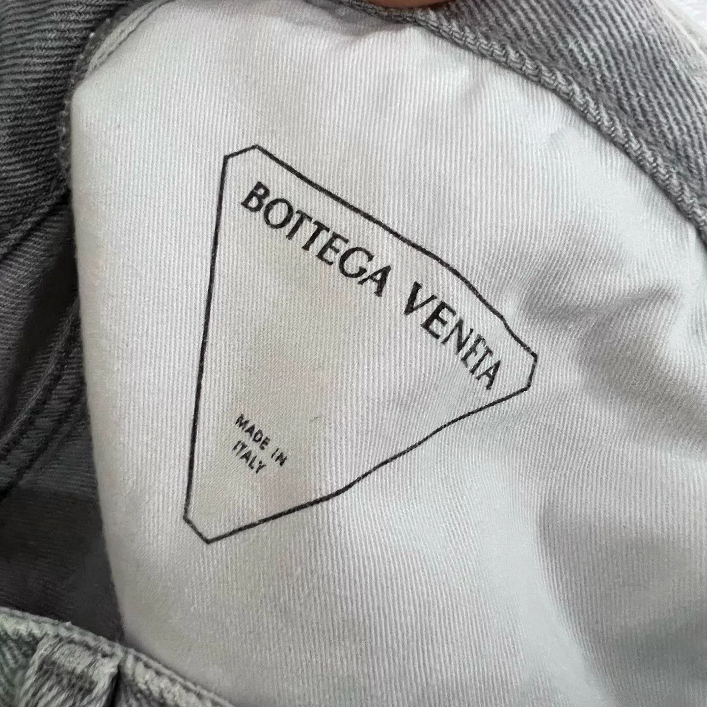 Bottega Veneta Bottega Veneta Gray Logo Patch Denim Pants Size US 36 / EU 52 - 3 Thumbnail