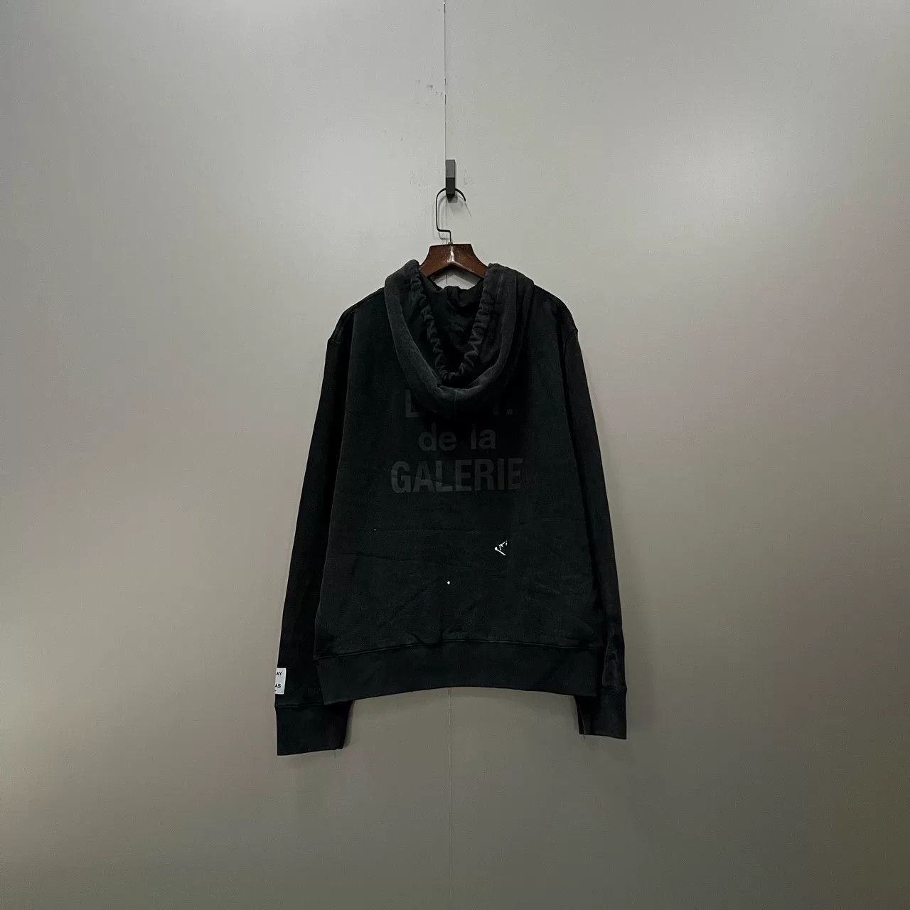 Lanvin lanvin x gallery dept. black hoodie Size US S / EU 44-46 / 1 - 2 Thumbnail