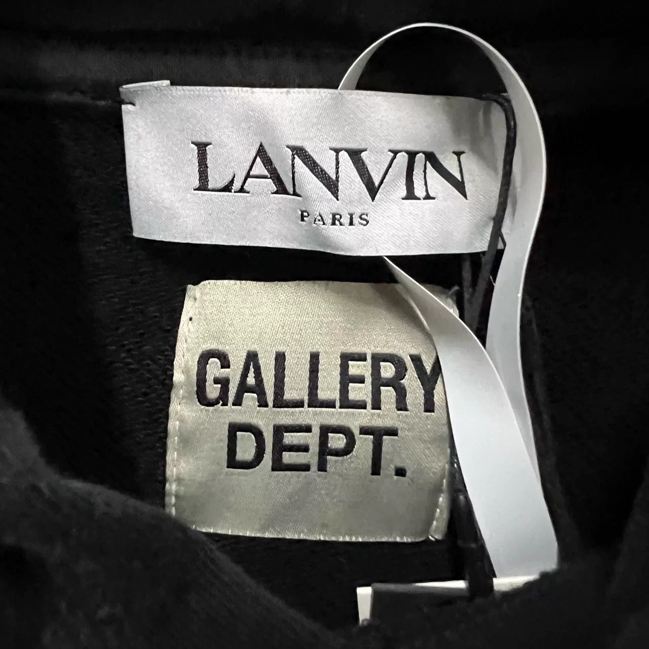 Lanvin lanvin x gallery dept. black hoodie Size US S / EU 44-46 / 1 - 3 Thumbnail