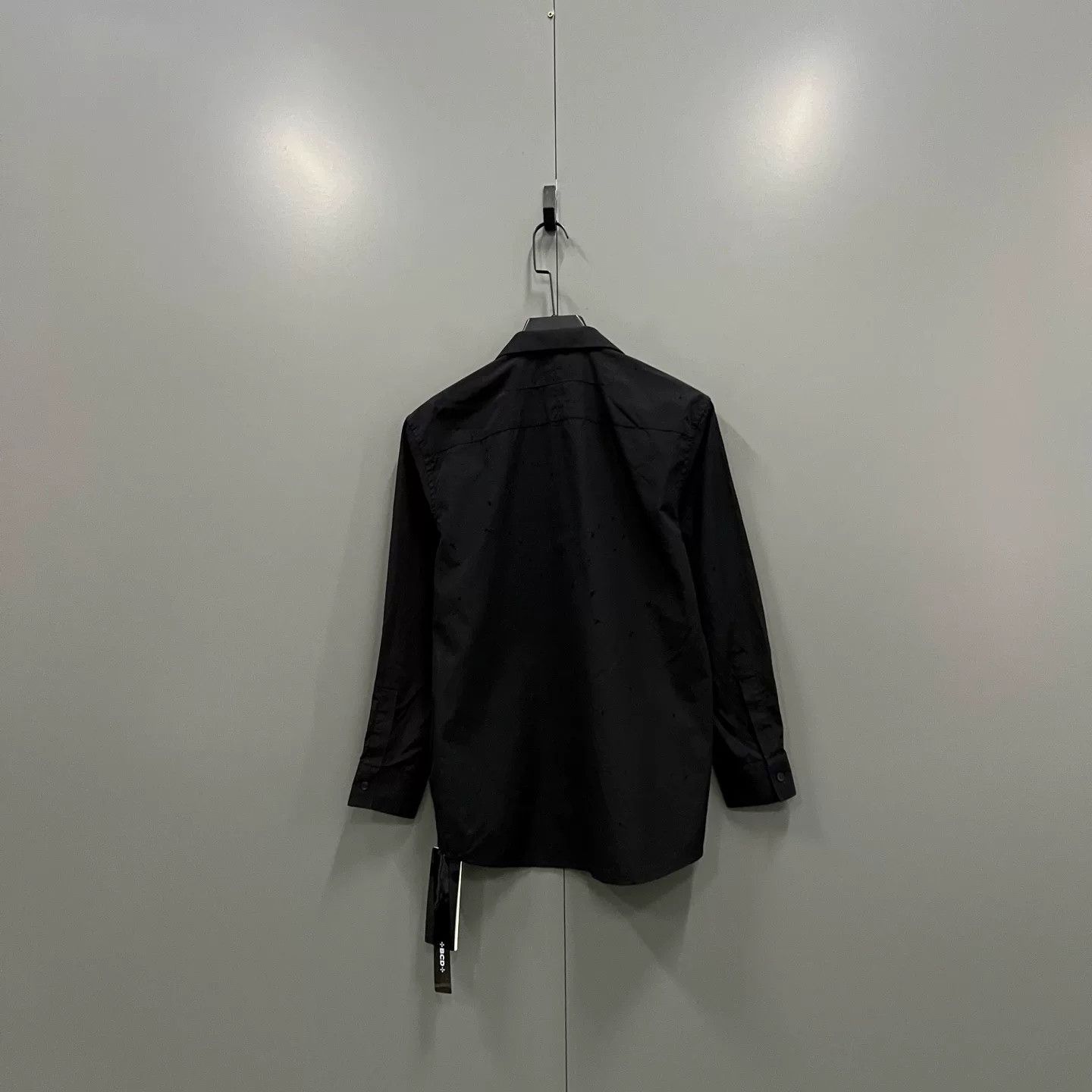 Givenchy Givenchy Logo Print Black Shirt Size 38 Size US M / EU 48-50 / 2 - 2 Thumbnail