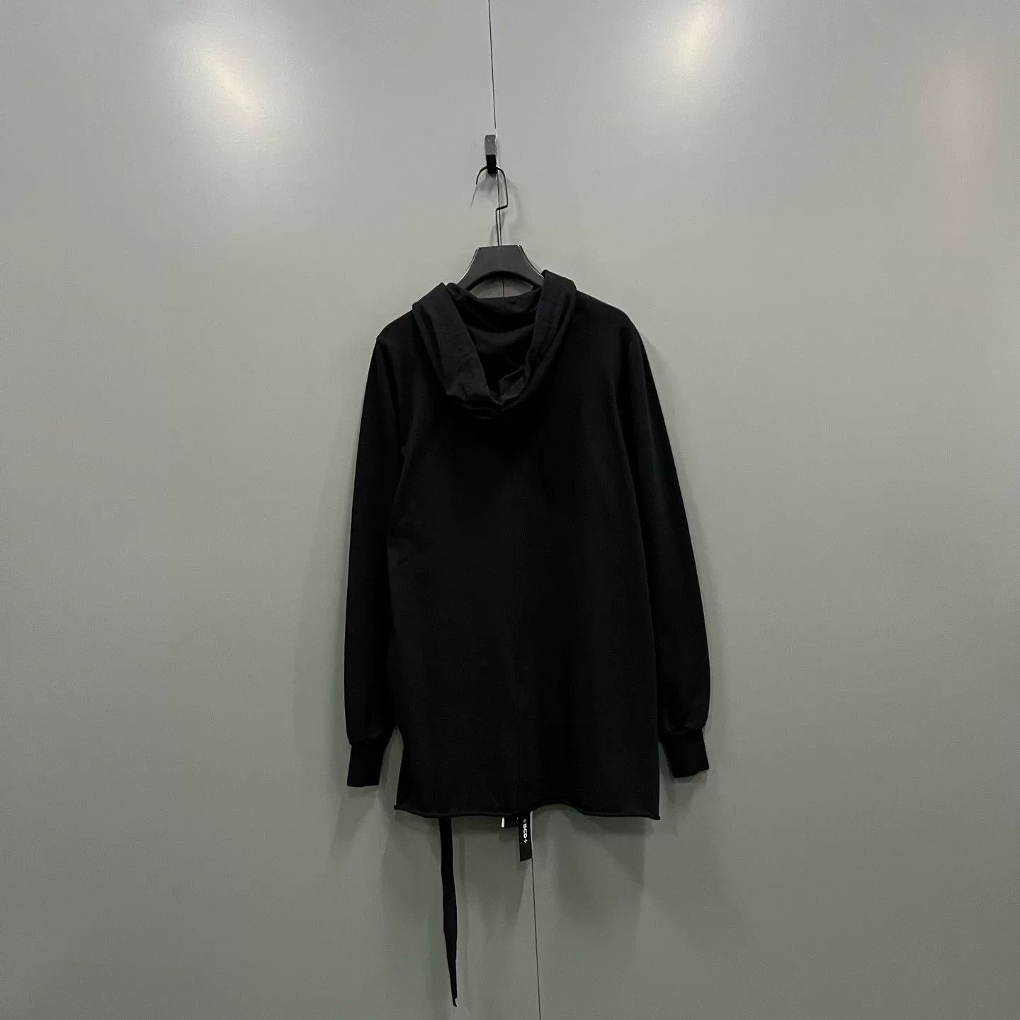 Rick Owens Rick Owens Black Graphic Print Hoodie XS S M L Size US XS / EU 42 / 0 - 2 Thumbnail