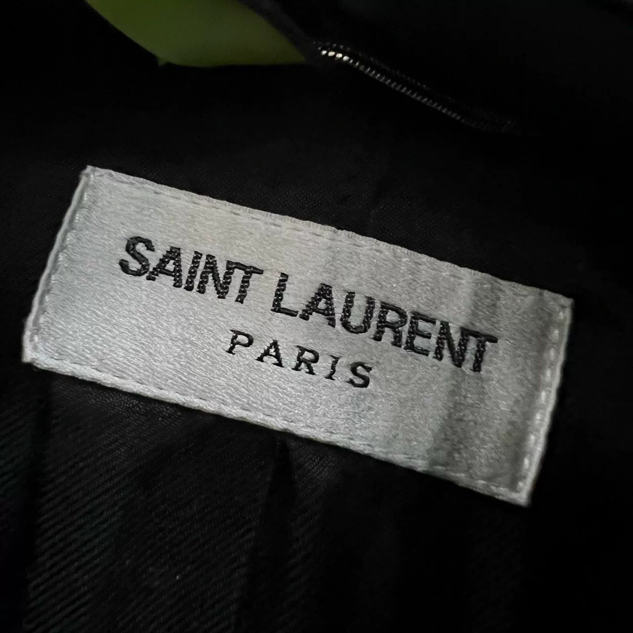 Saint Laurent Paris Saint Laurent Black Patterned Jacket Size 48 Size US M / EU 48-50 / 2 - 4 Thumbnail