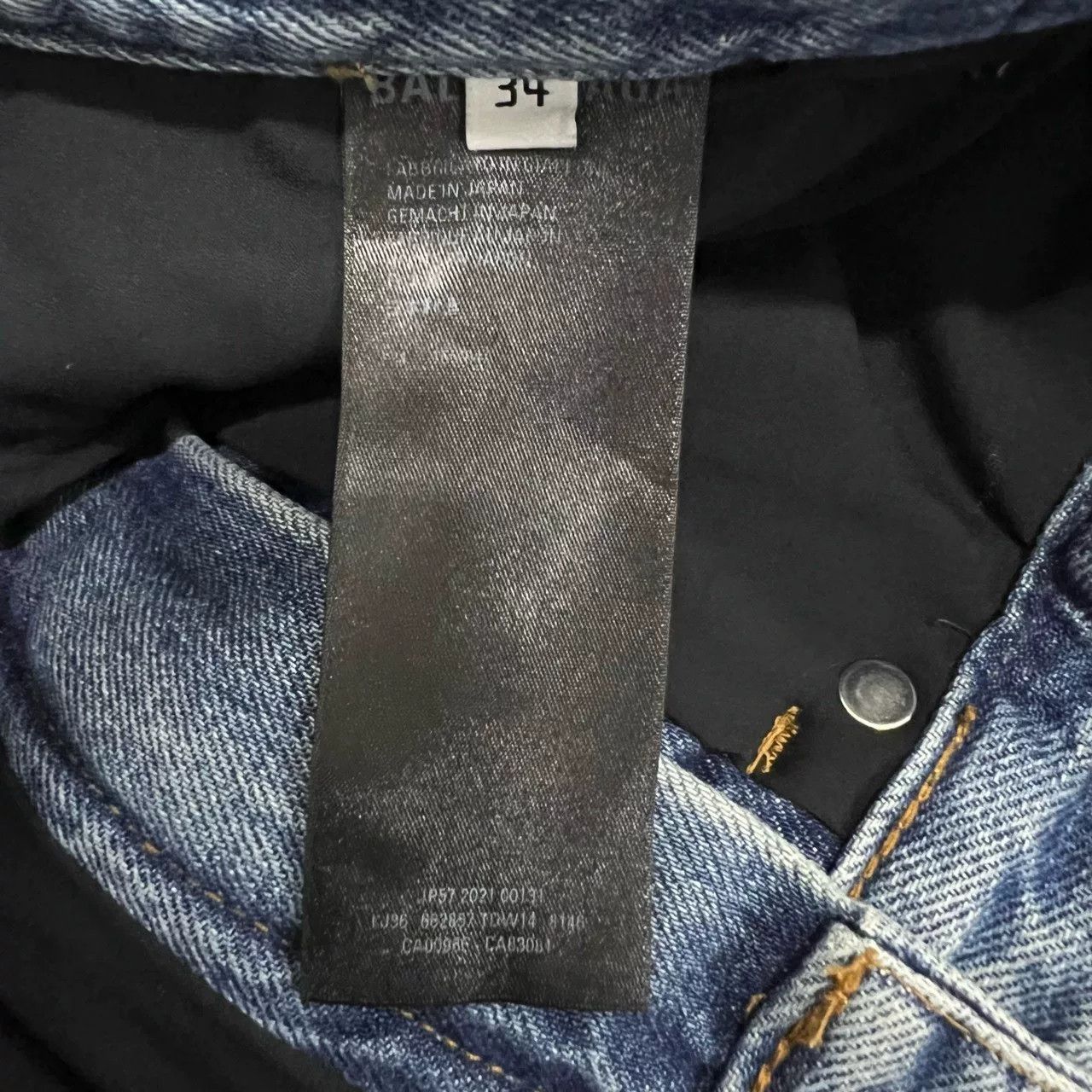 Balenciaga Balenciaga Denim Mini Skirt Size 34 Size 34" / US 12 / IT 48 - 4 Thumbnail