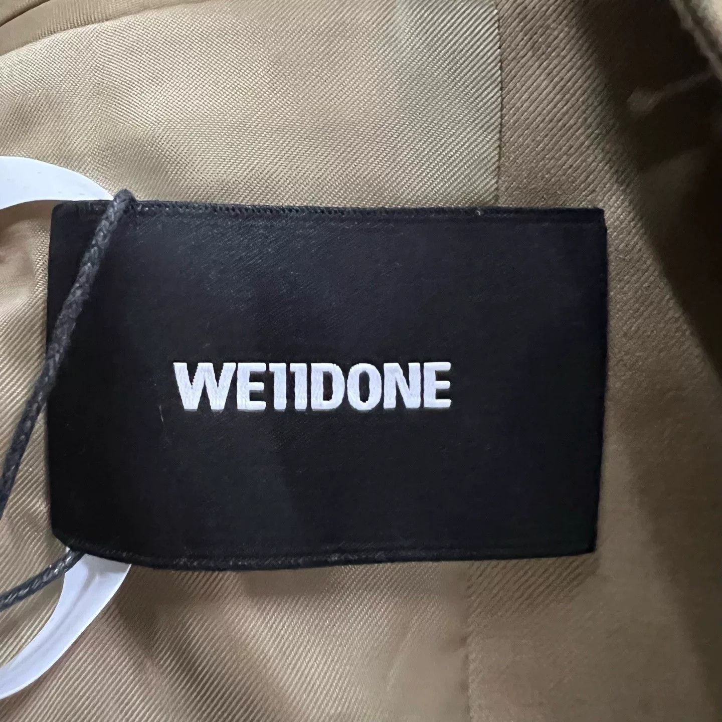 WE11DONE casual khaki logo check jacket Size US M / EU 48-50 / 2 - 3 Thumbnail