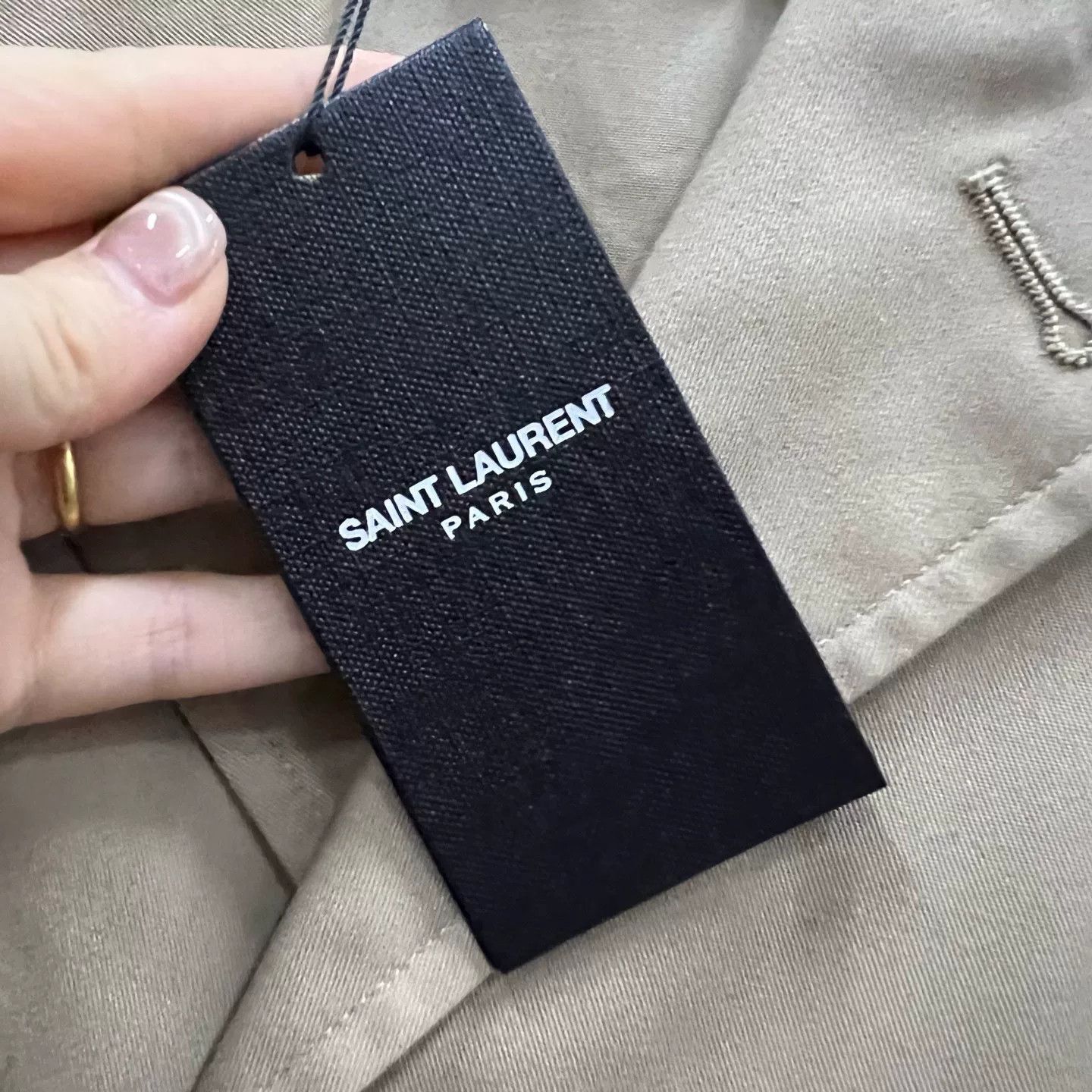 Saint Laurent Paris saint laurent khaki jacket size large Size US L / EU 52-54 / 3 - 3 Thumbnail