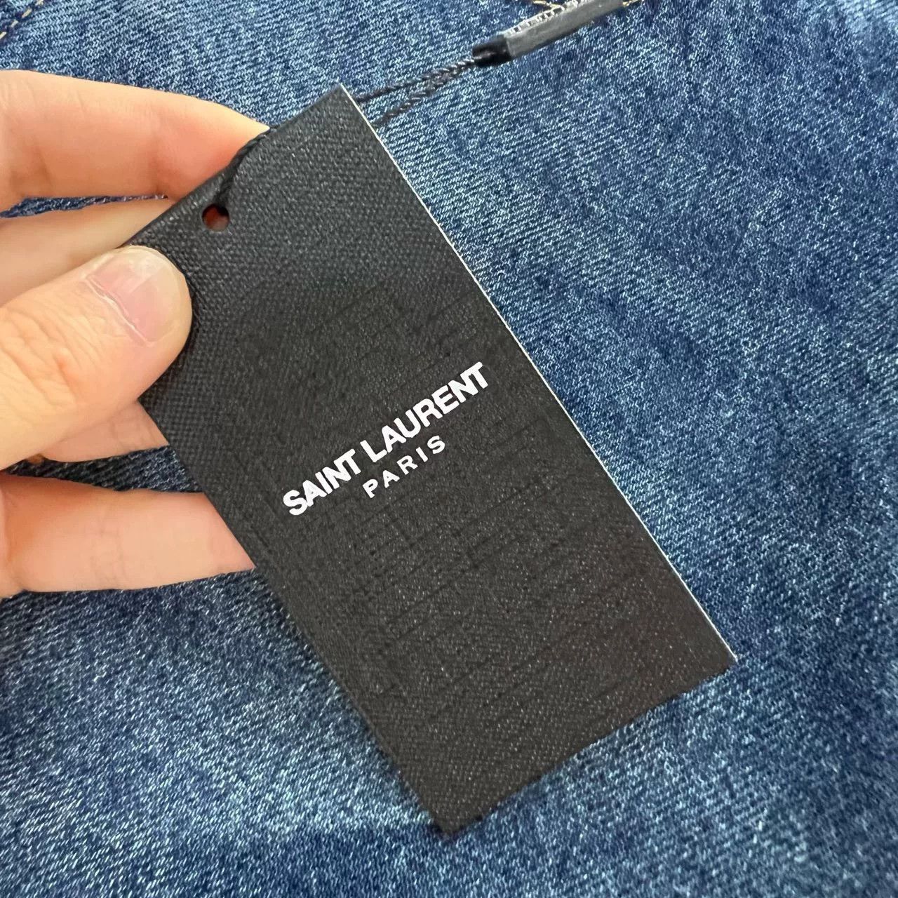 Saint Laurent Paris Saint Laurent Sequin Denim Pants Size 25 Size 25" / US 0 / IT 36 - 3 Thumbnail