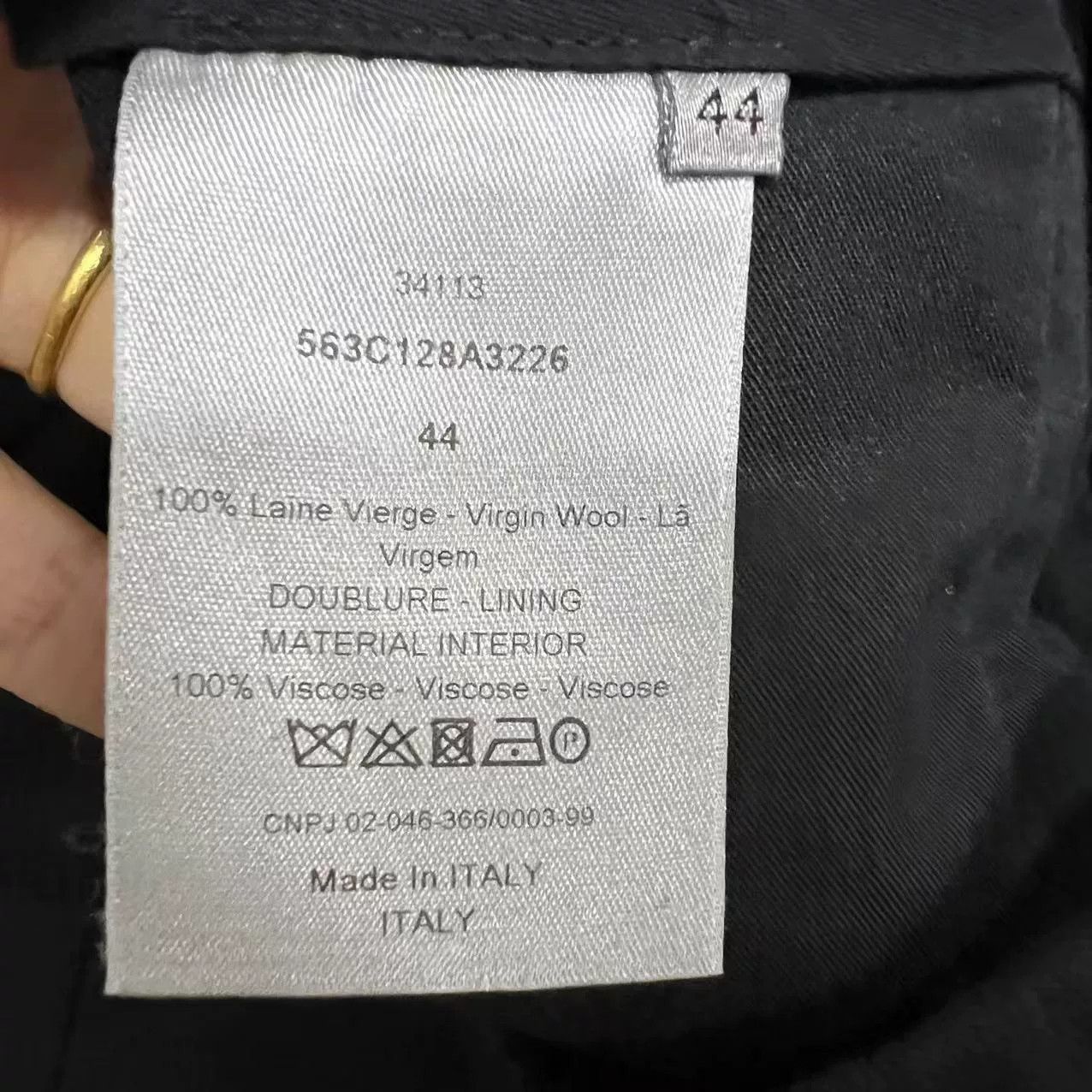 Dior Dior Black Trousers Size 44 for Men Size US 44 / EU 60 - 5 Thumbnail